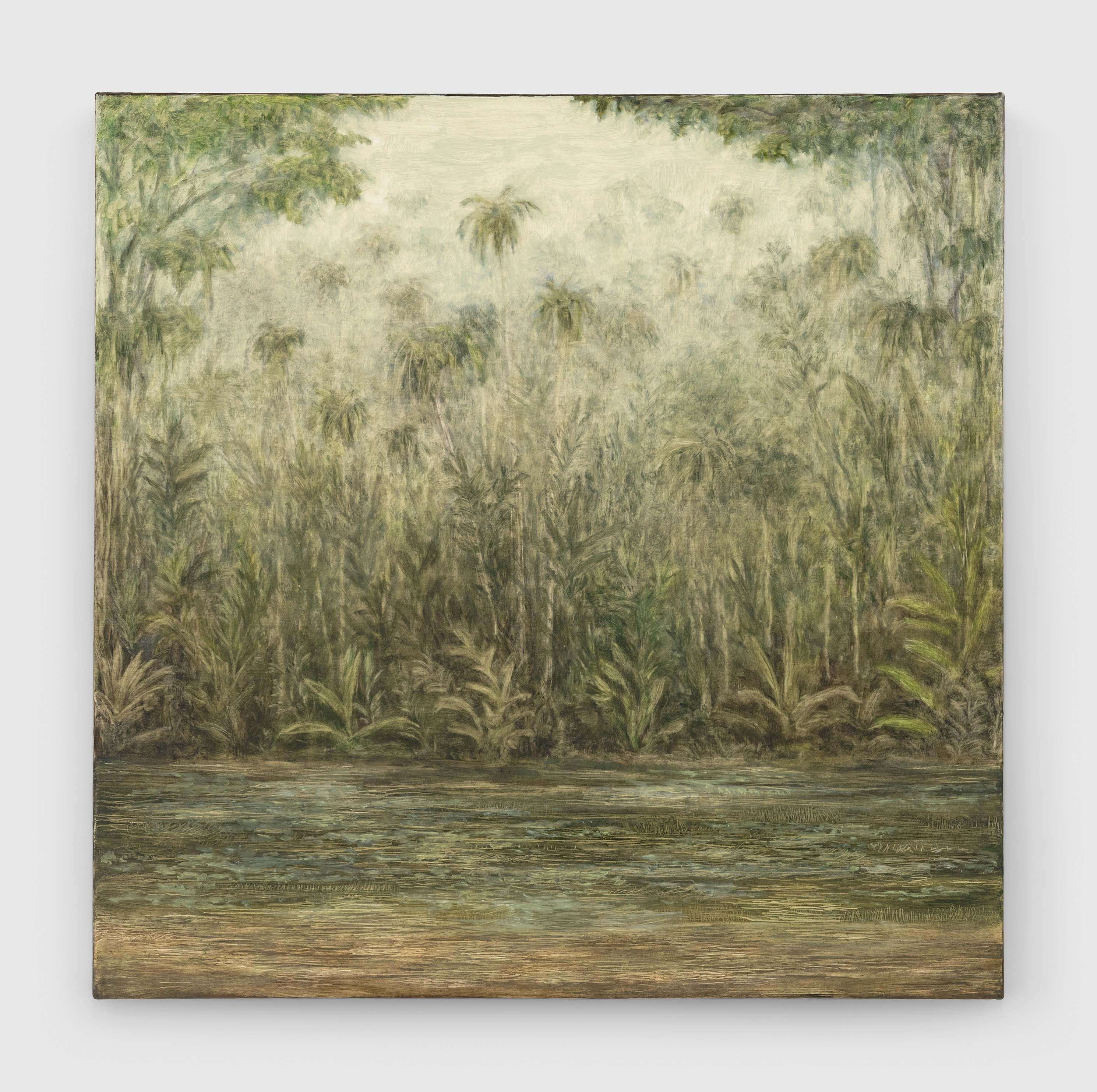 A painting by Lucas Arruda, called Untitled (from the Deserto-Modelo series), dated 2023.