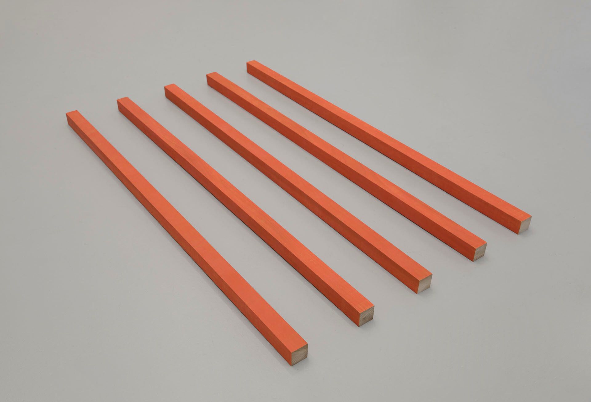 A sculpture by Gordon Hall, titled Digits, dated 2018.