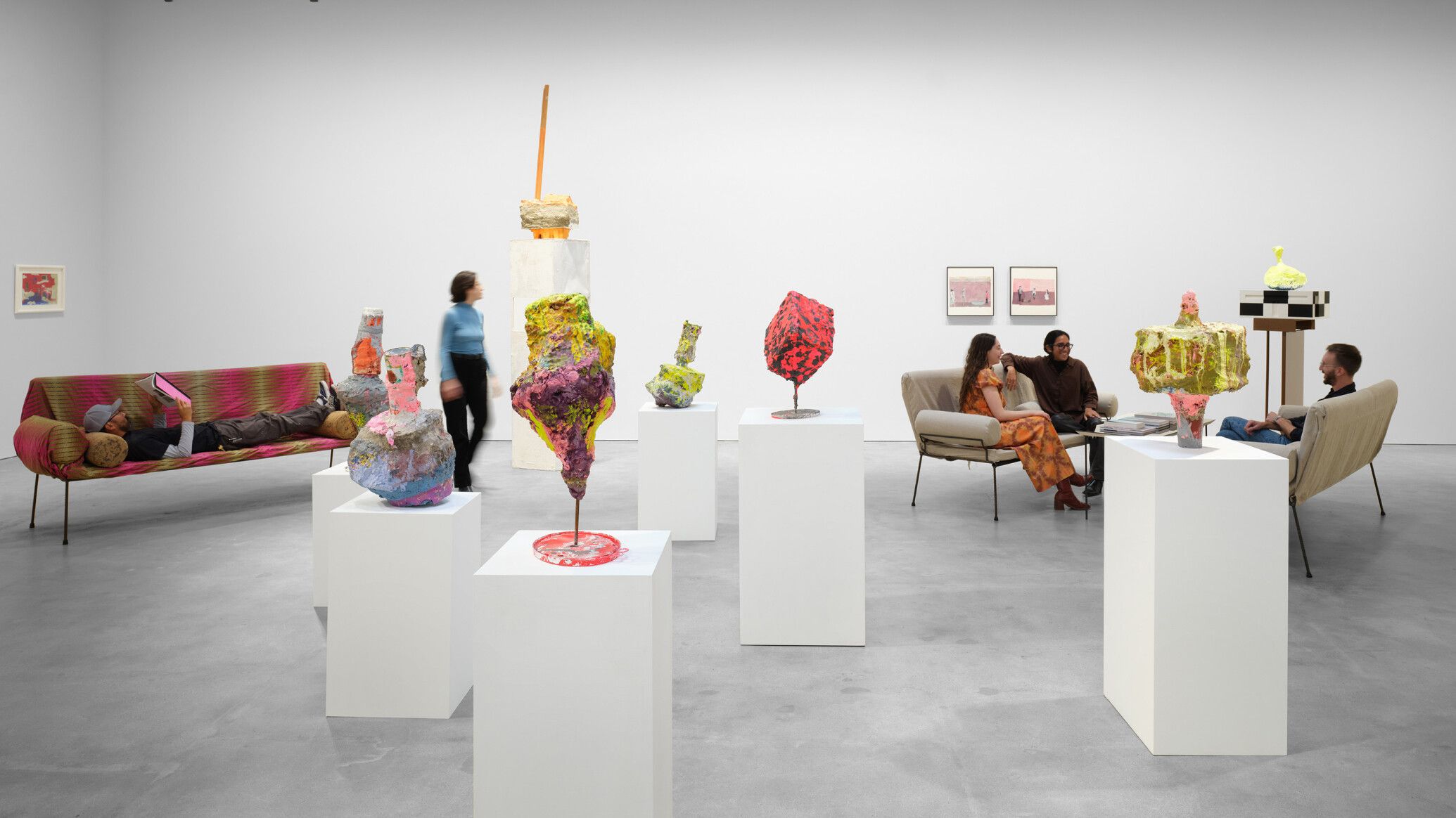 An Installation view, Franz West, David Zwirner, Los Angeles, dated 2023