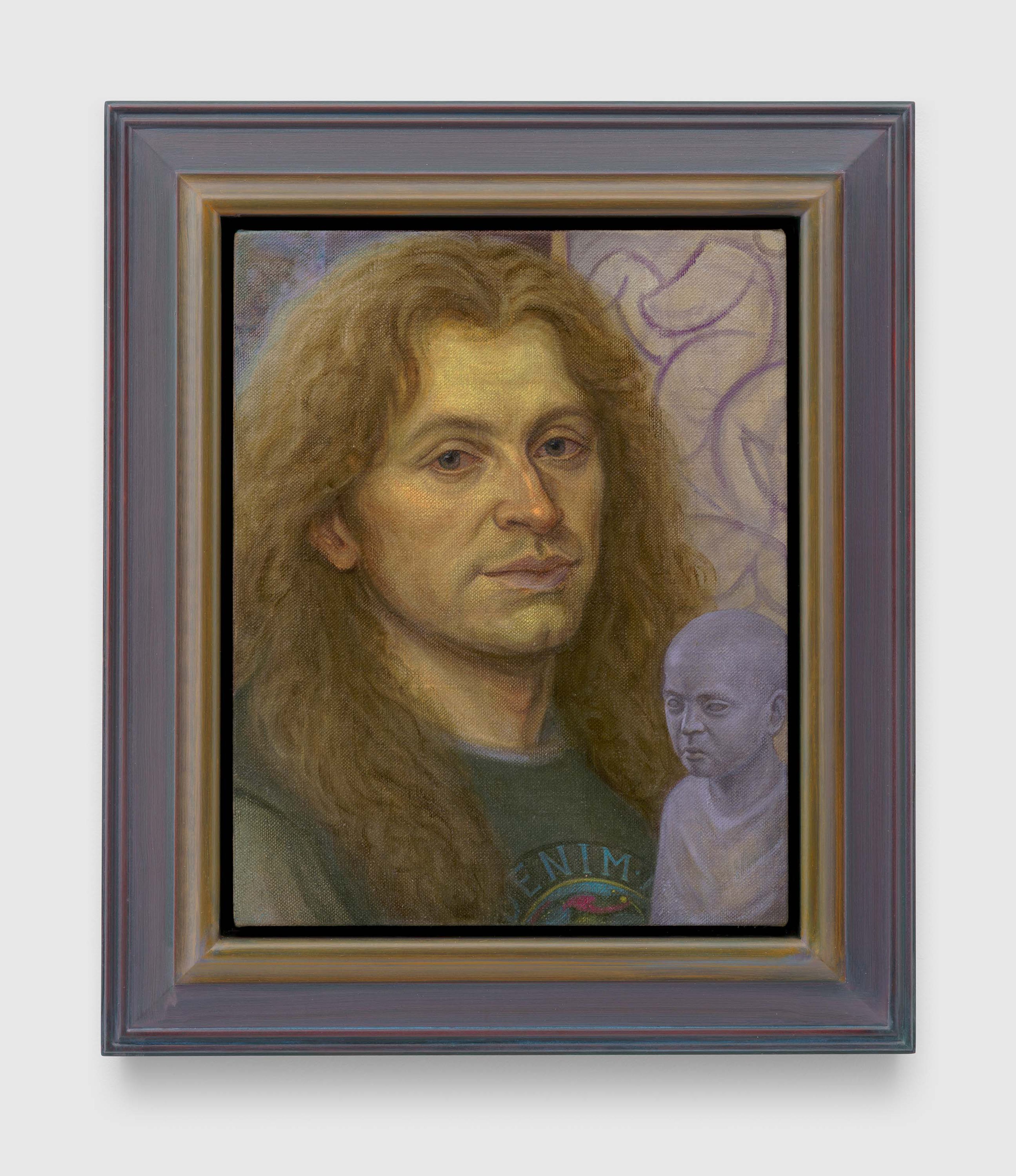 A painting by Steven Shearer, titled PoCo Rococo, dated 2025.