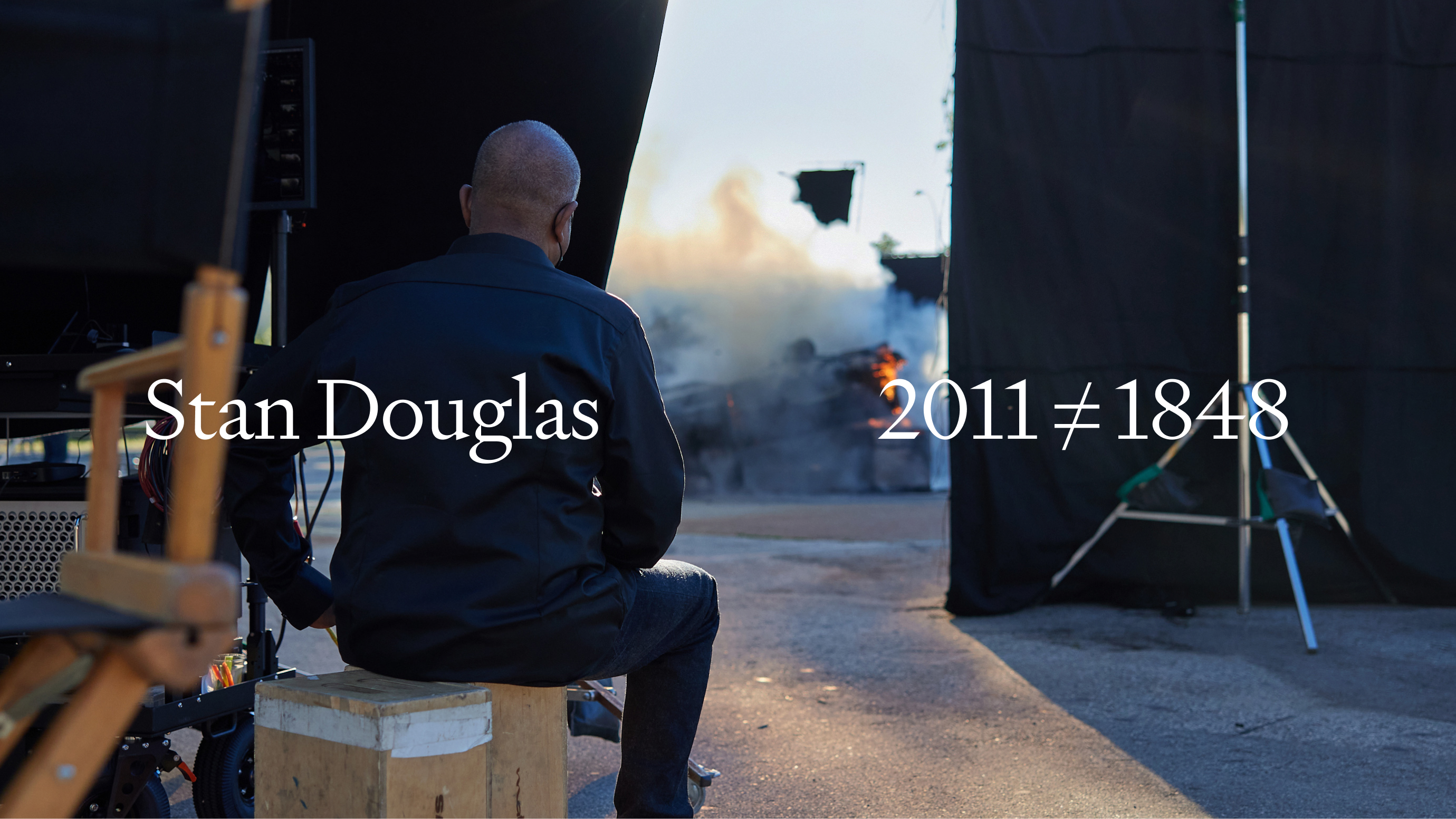 A header image featuring the text Stan Douglas: 2011 equal 1848