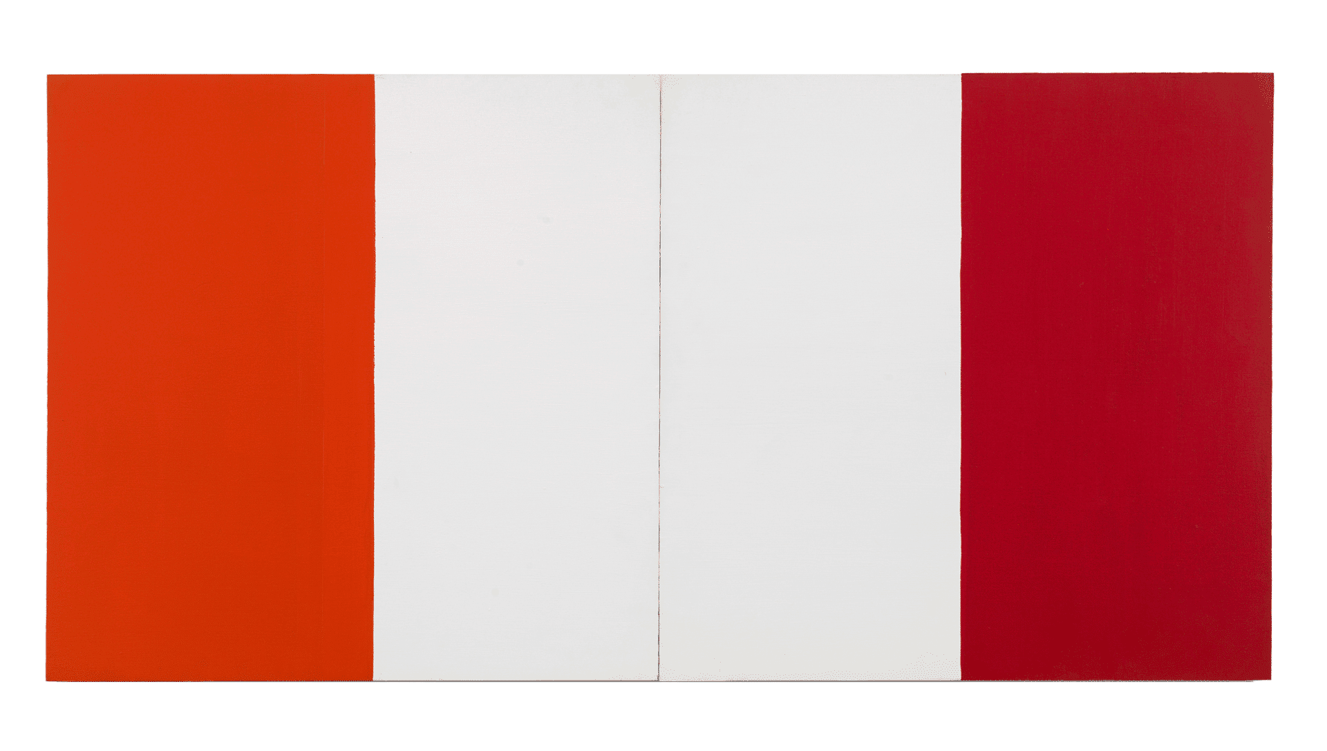 A painting by Palermo, titled Osten-Westen III (East-West III), dated 1976.