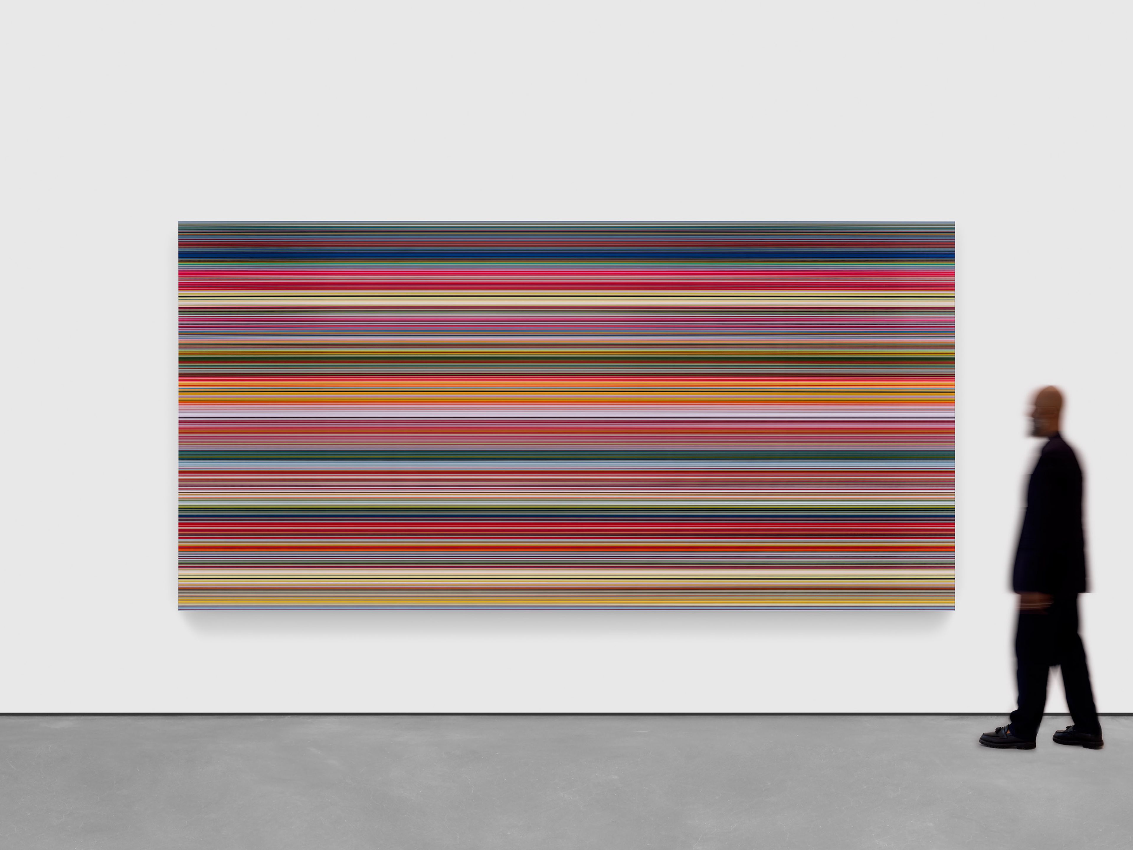 A painting by Gerhard Richter, titled Strip (Strip), dated 2024.