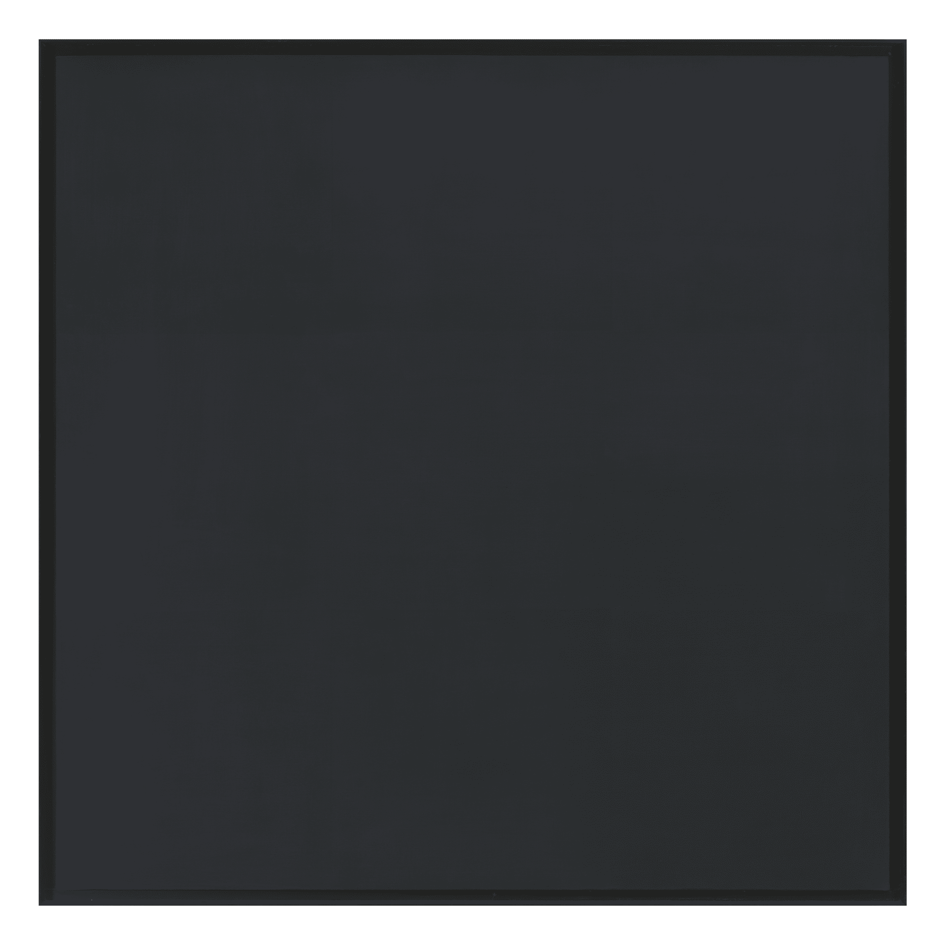 A painting by Ad Reinhardt, titled Abstract Painting, dated 1960 to 1966.