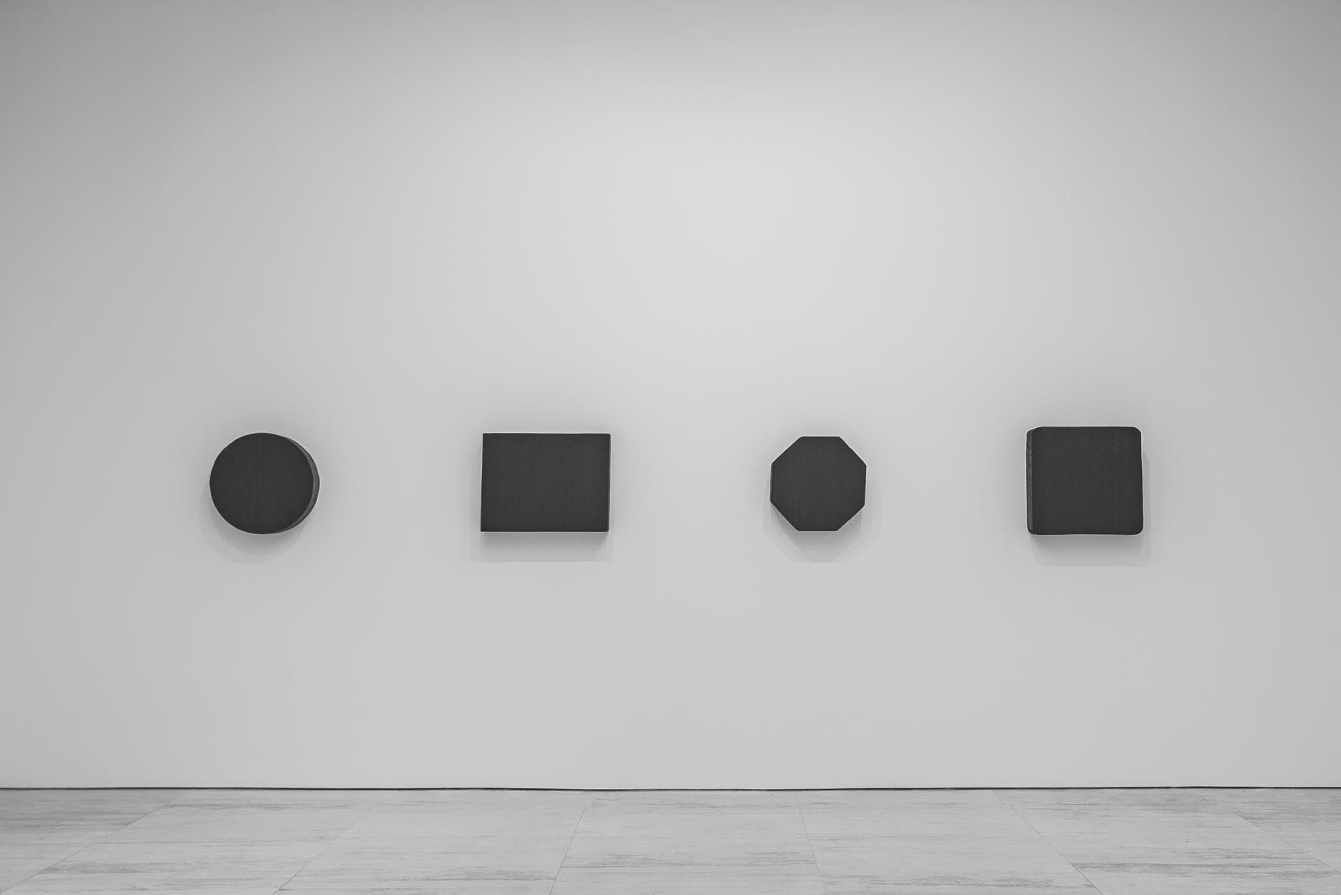 A mixed media sculpture by Richard Serra, titled Forged Drawing, dated in 1977 and 2008.