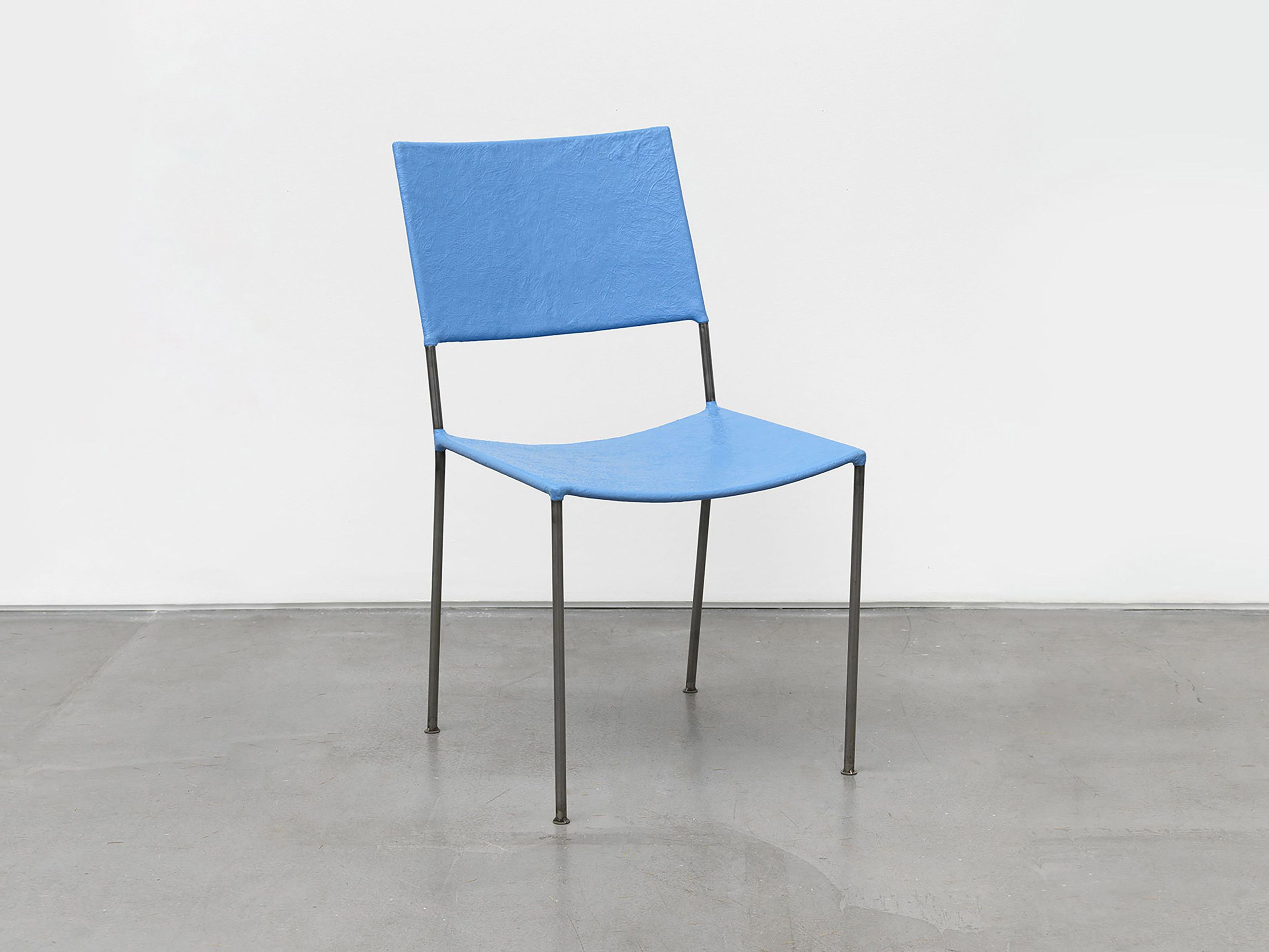 A chair by Franz West, titled Künstlerstuhl (Artist's Chair), dated 2006.