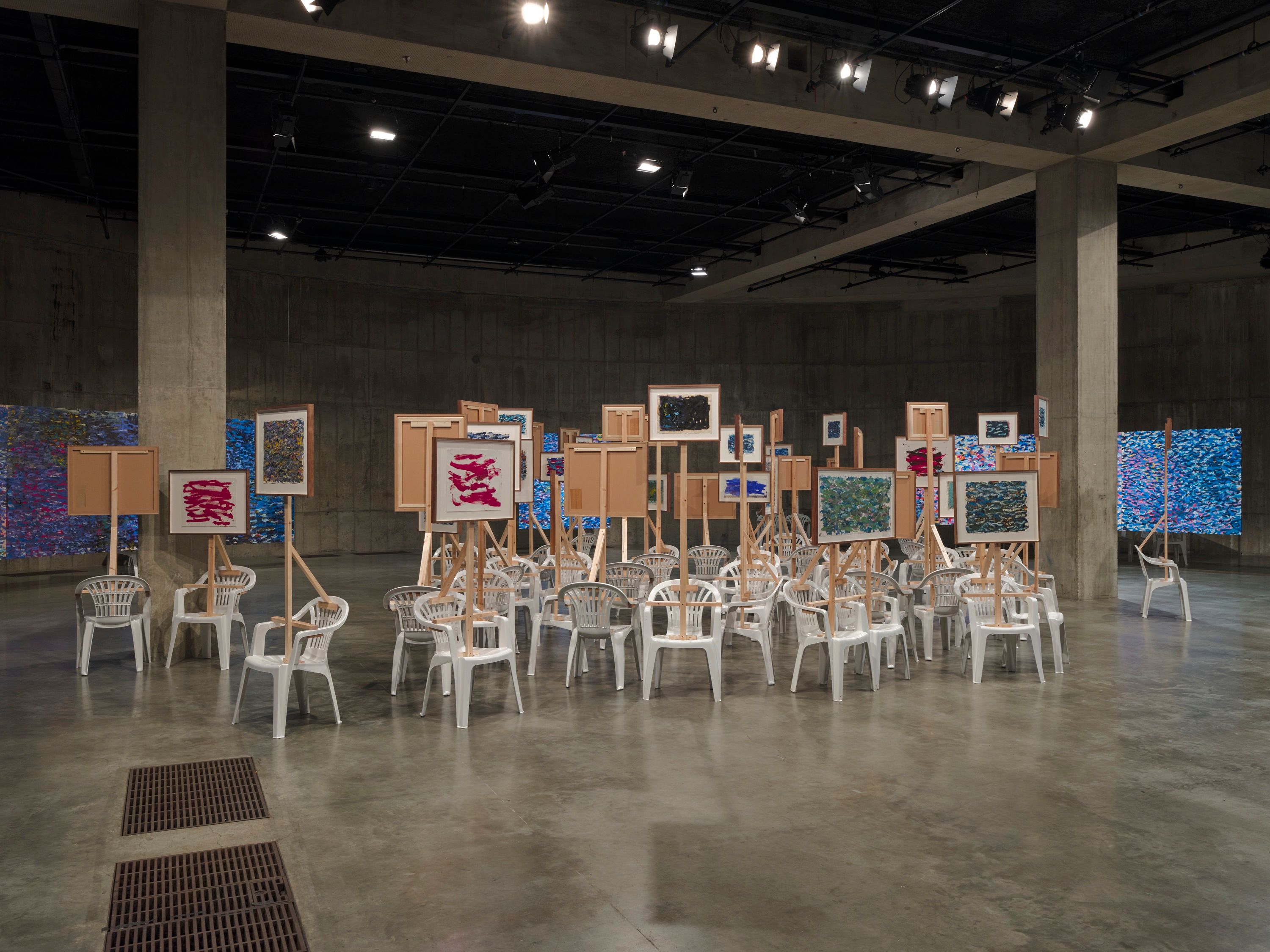 Oscar Murillo: The flooded garden | David Zwirner