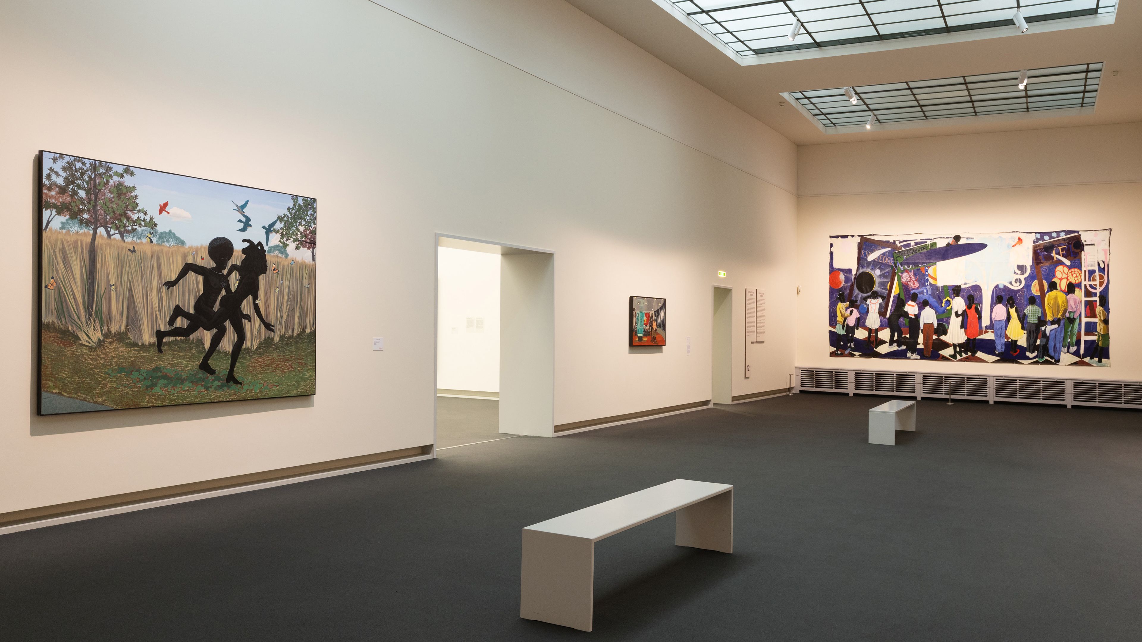 Installation view of the exhibition Kerry James Marshall: The Histories at Kunstaus Zürich in Zürich, dated 2026.