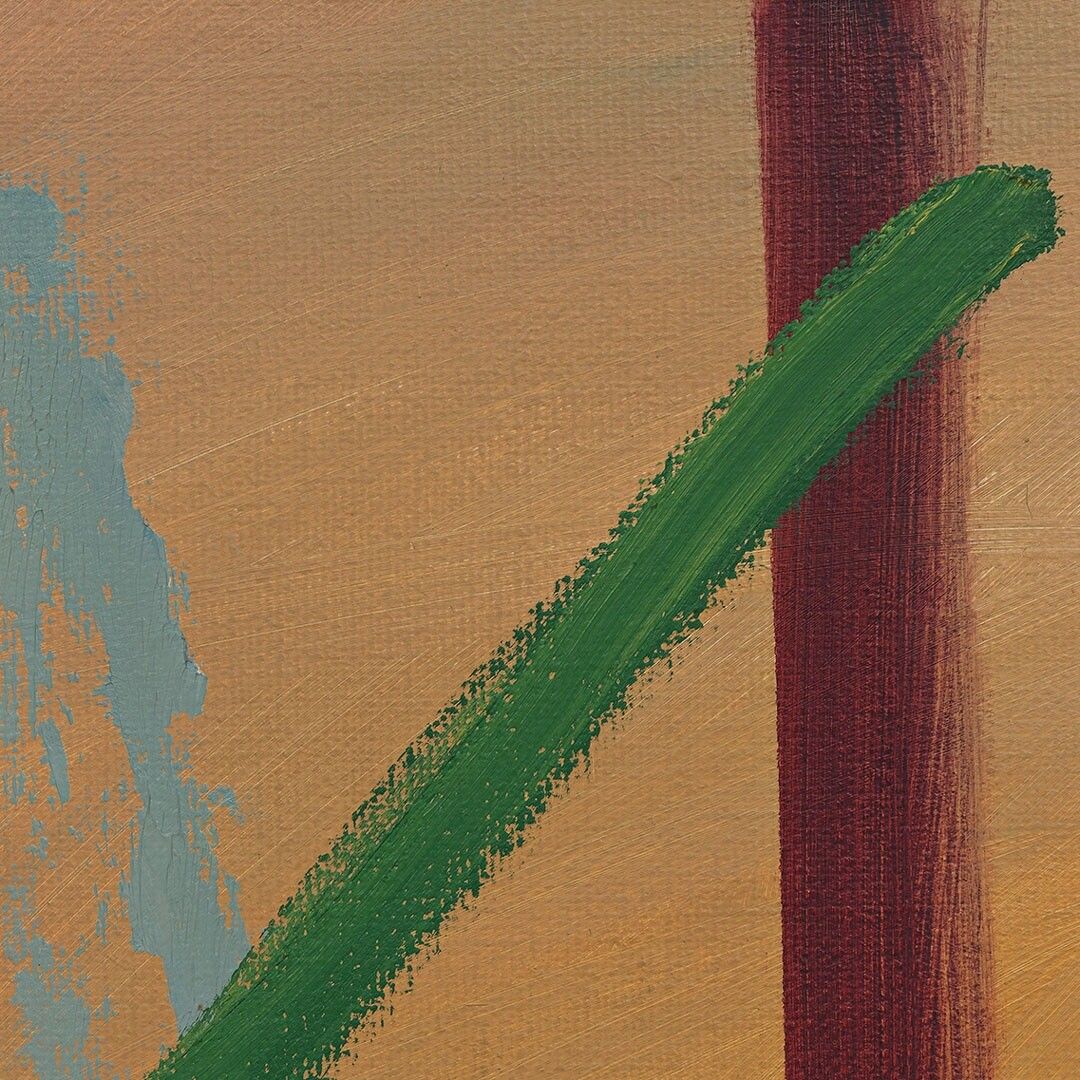 A detail from a painting by Raoul De Keyser, titled Streng, dated 1987