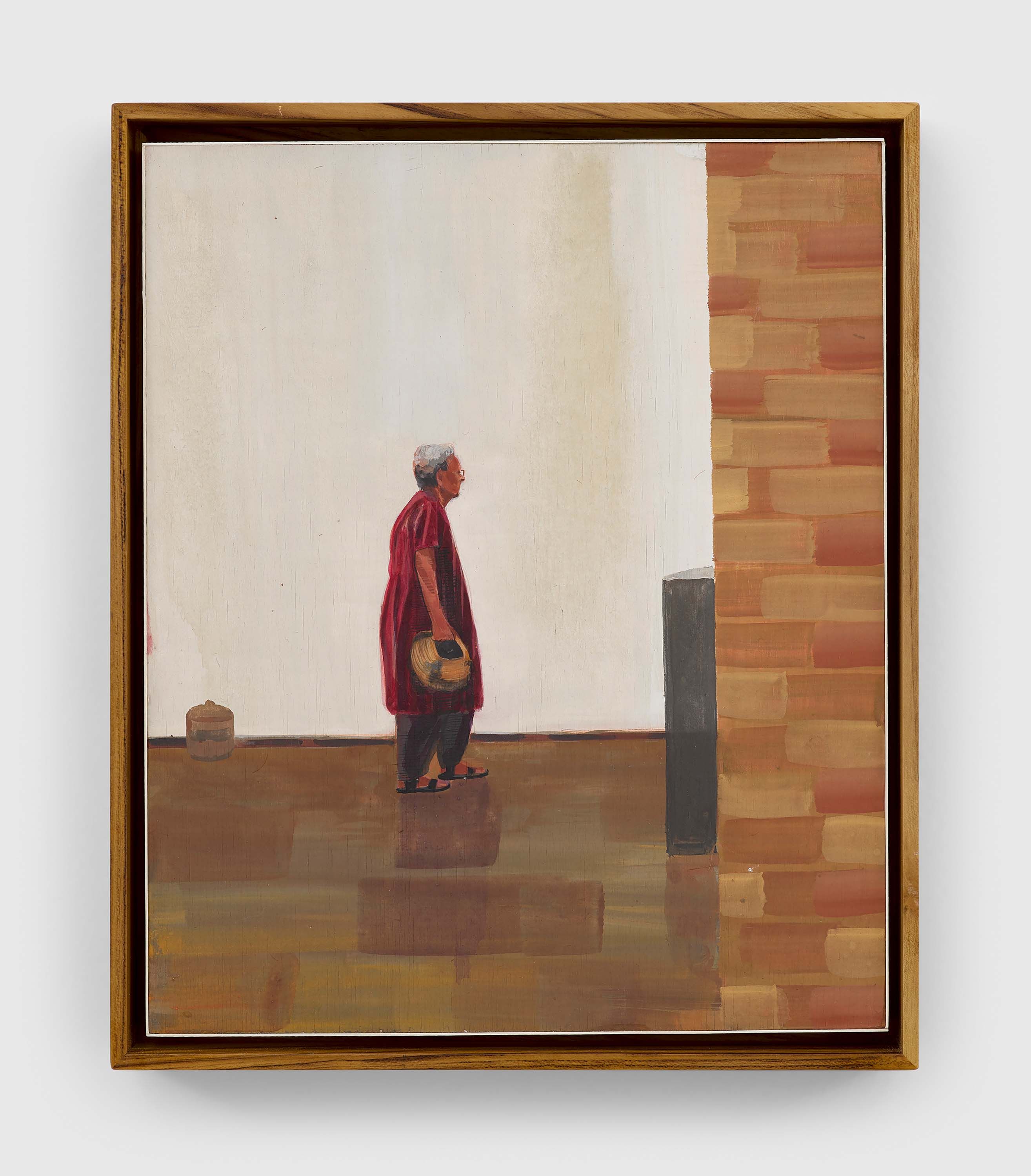 A casein on board painting by Mahesh Baliga, titled Ira Di, dated 2022.
