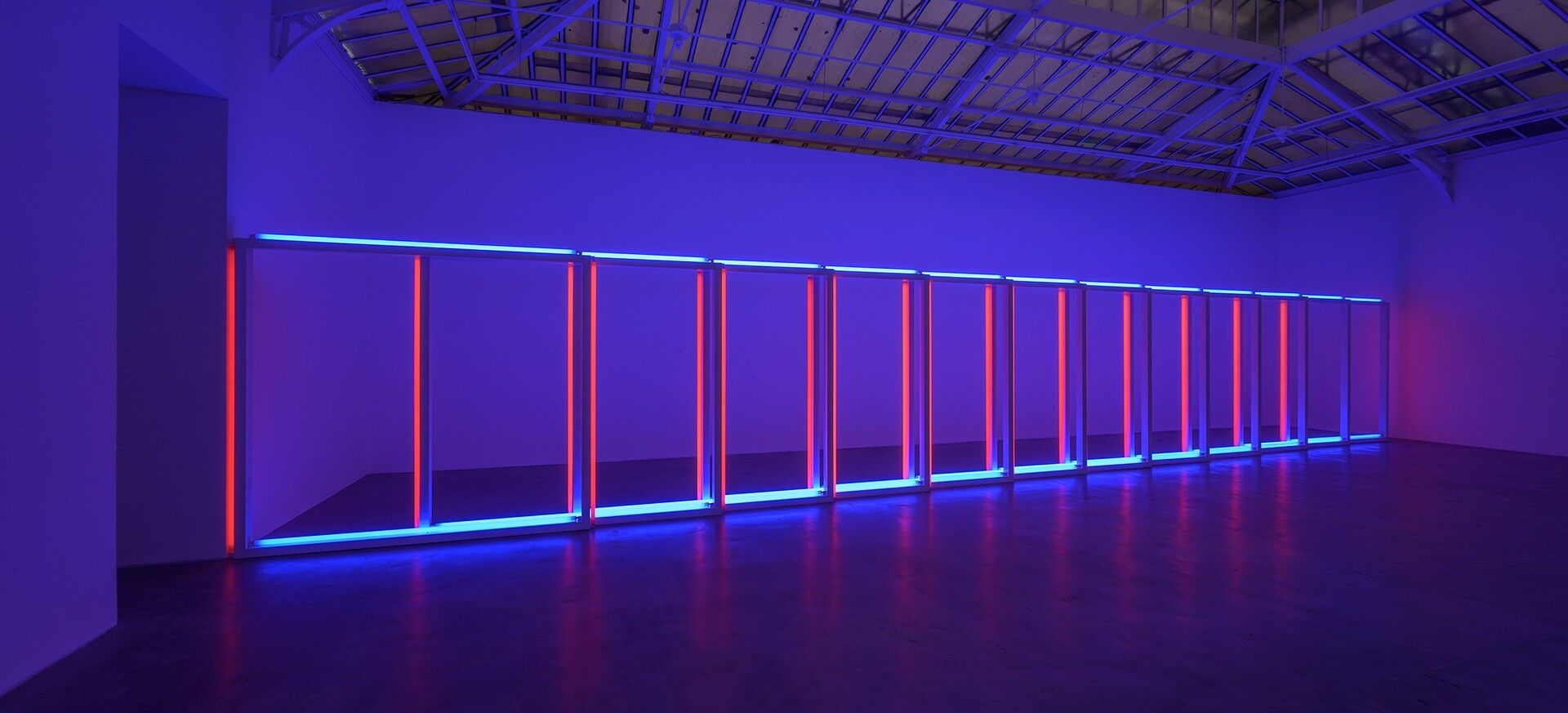 An untitled work by Dan Flavin, dated 1970.