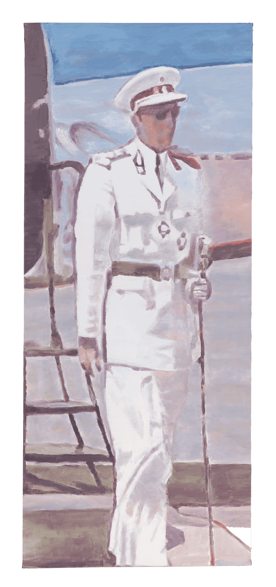 A painting by Luc Tuymans, titled Mwana Kitoko, dated 2000.