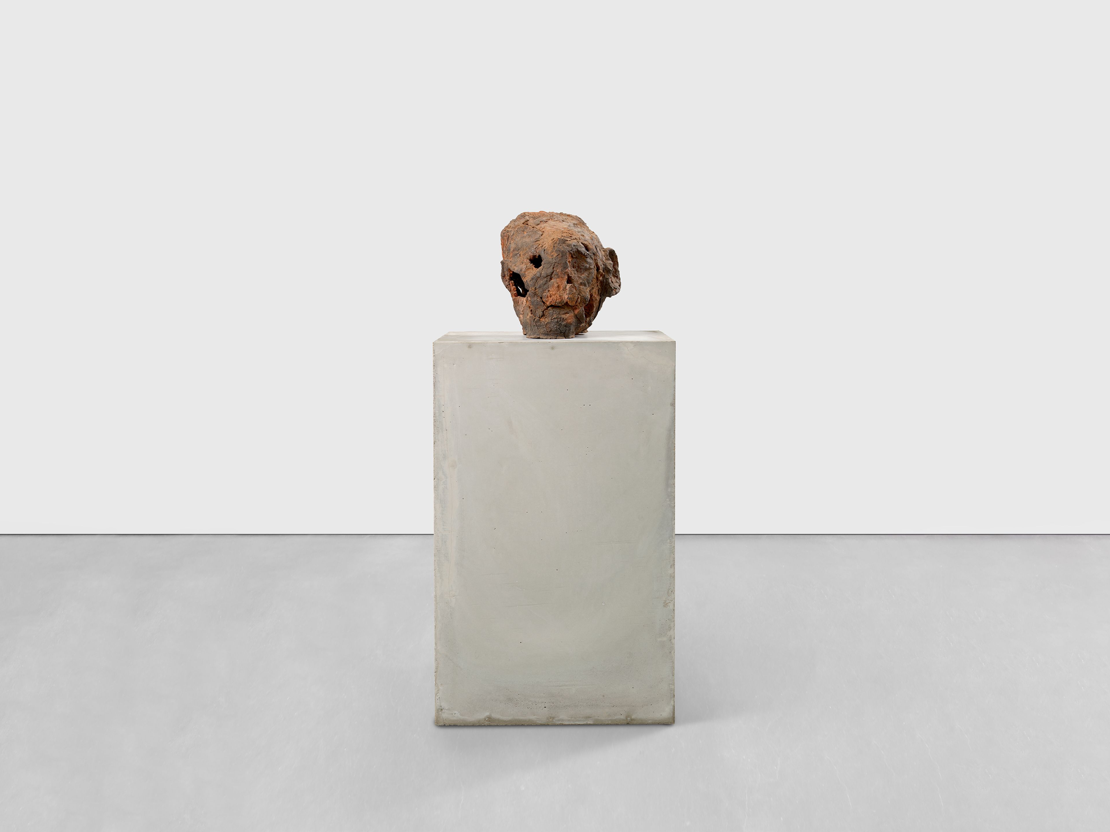 An untitled sculpture by Huma Bhabha, dated 2022.