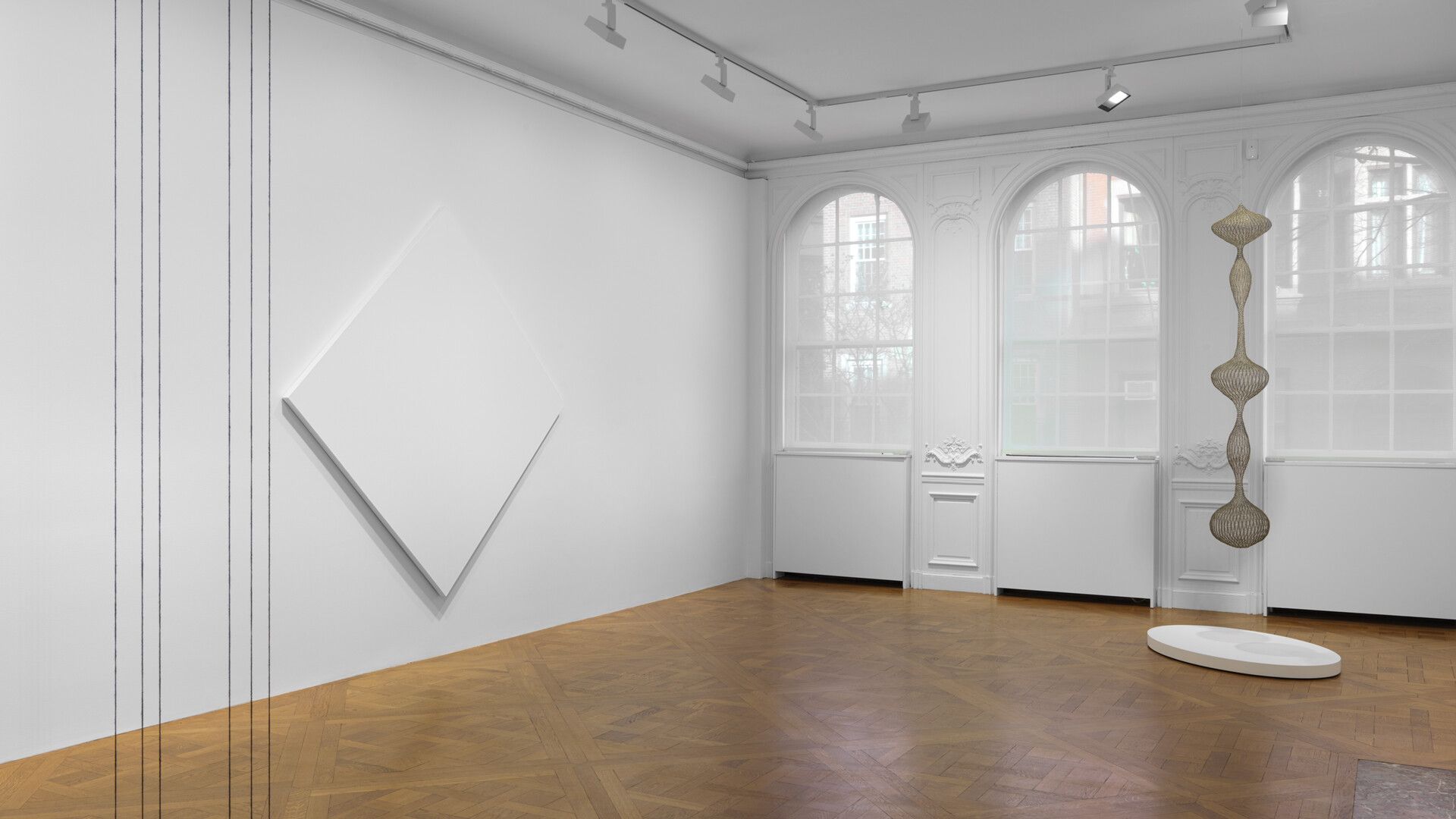 An installation view of an exhibition titled Pure Form at David Zwirner in New York, in 2021.