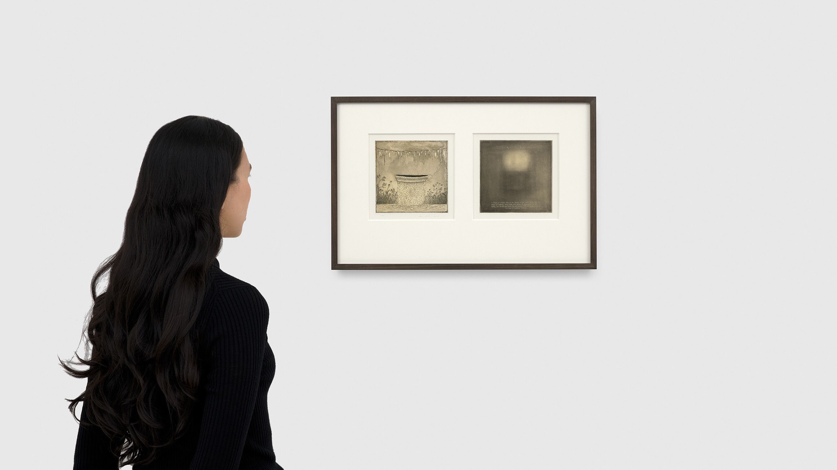 Installation view of Lucas Arruda "Untitled"