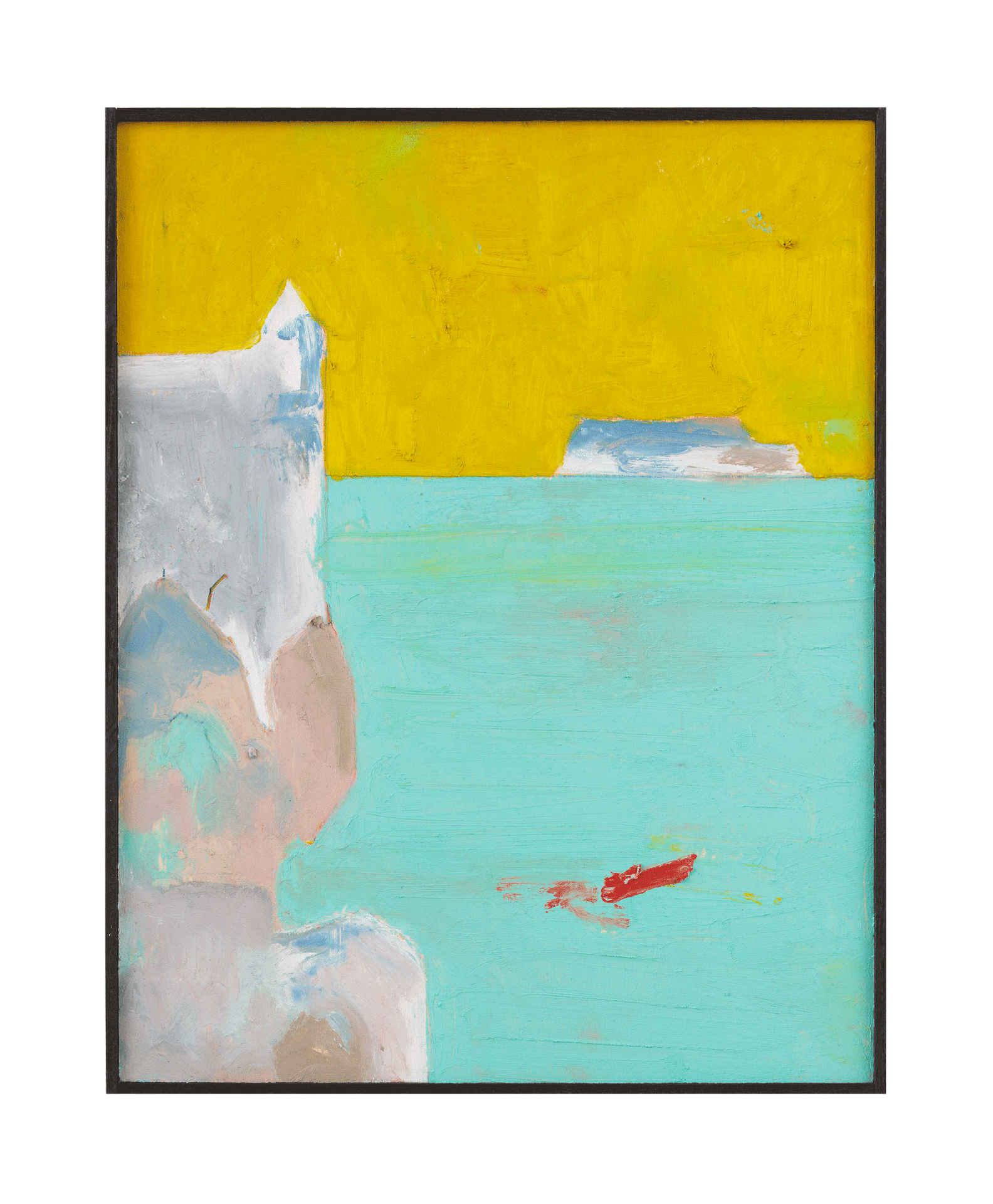 An untitled painting by Harold Ancart, dated 2018.