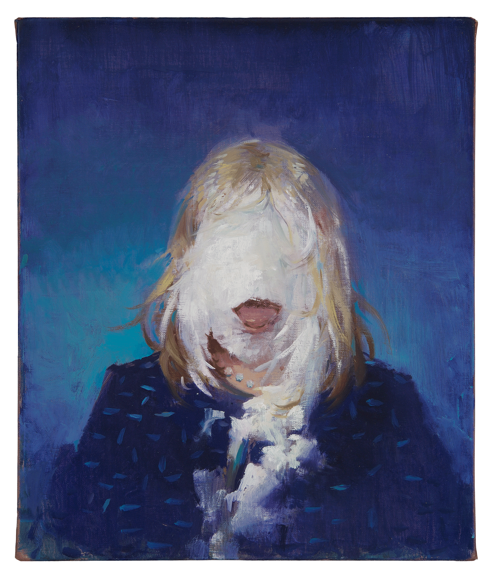 A painting by Lisa Yuskavage, titled Chrissy, dated 2009.