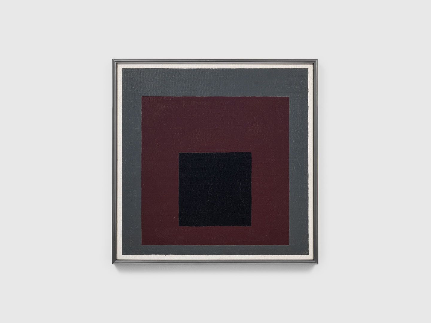 A painting by Josef Albers, titled Homage to the Square [Entrez], dated 1964.