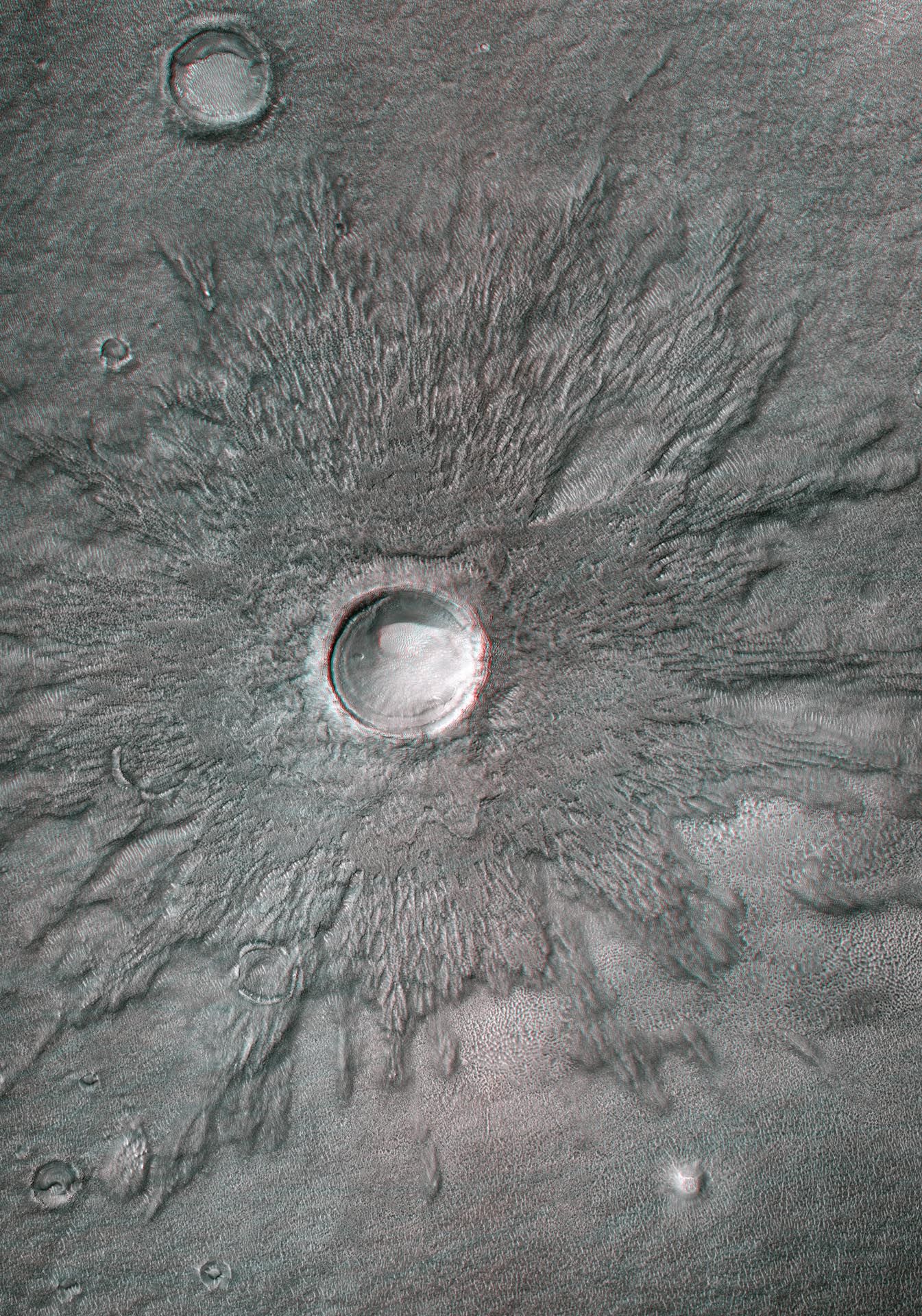 A photograph by Thomas Ruff, titled 3D-ma.r.s.11, dated 2013.