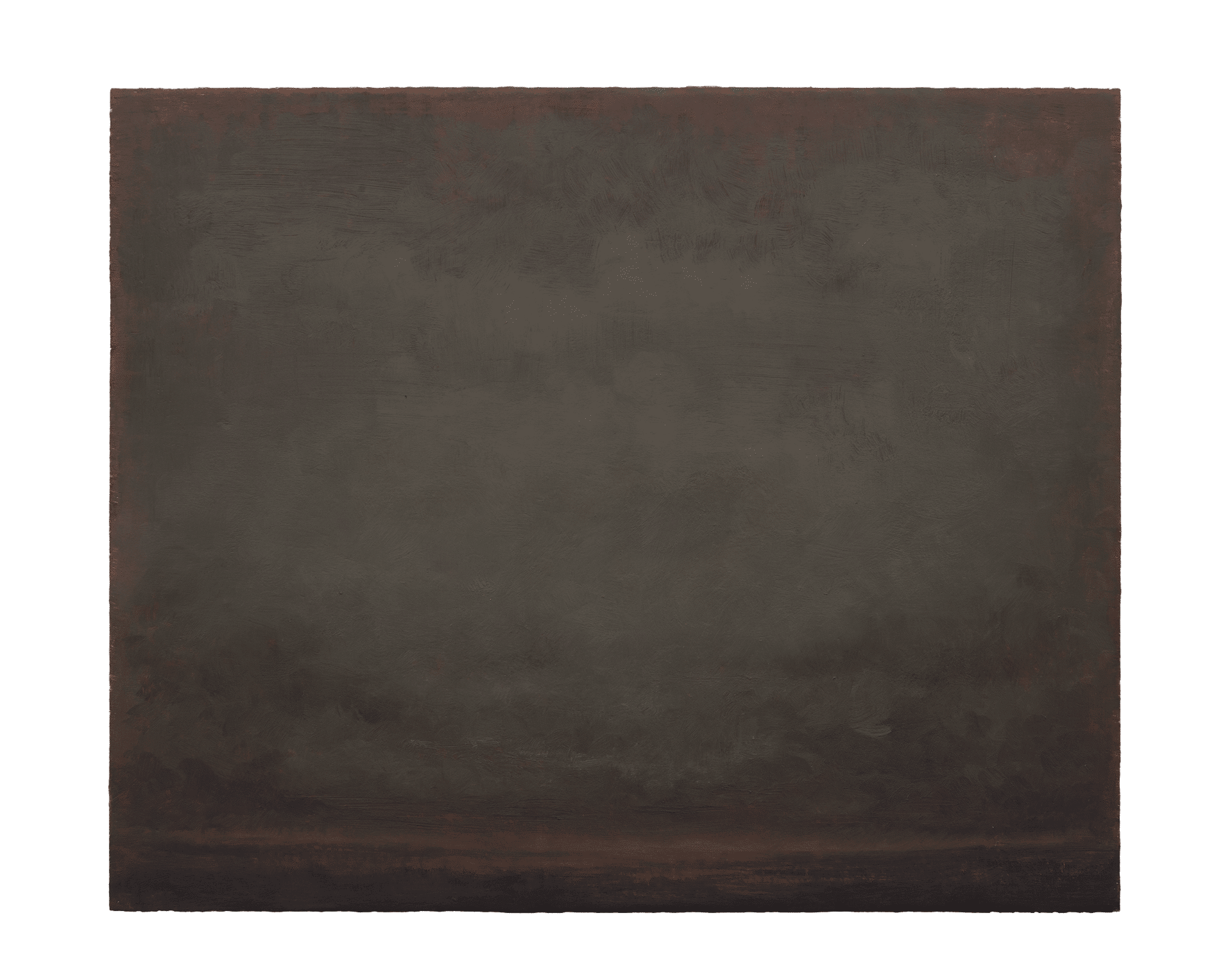 A painting by Lucas Arruda, titled Sem título da série Deserto-Modelo, dated 2017.