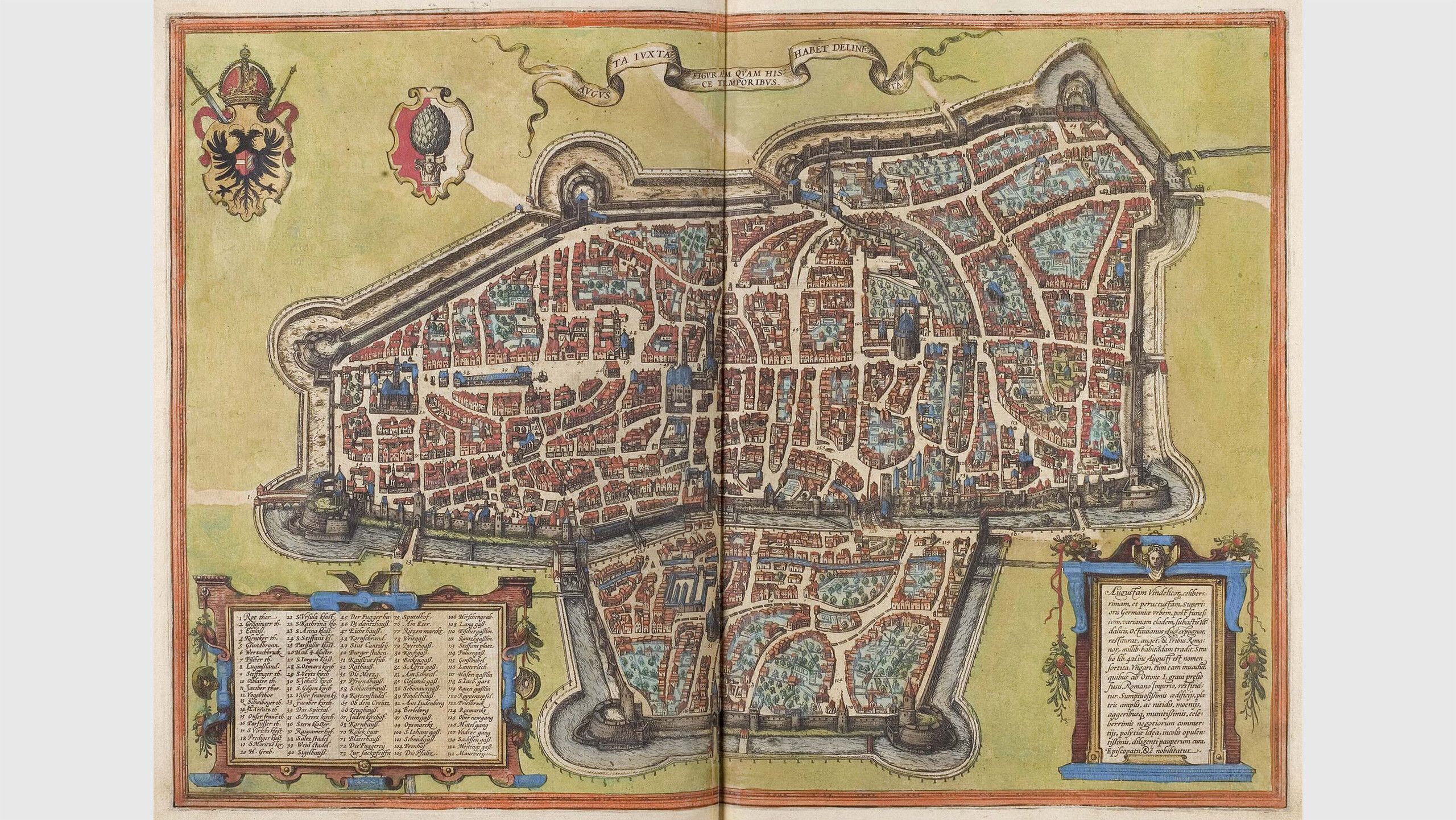 An illustrated map