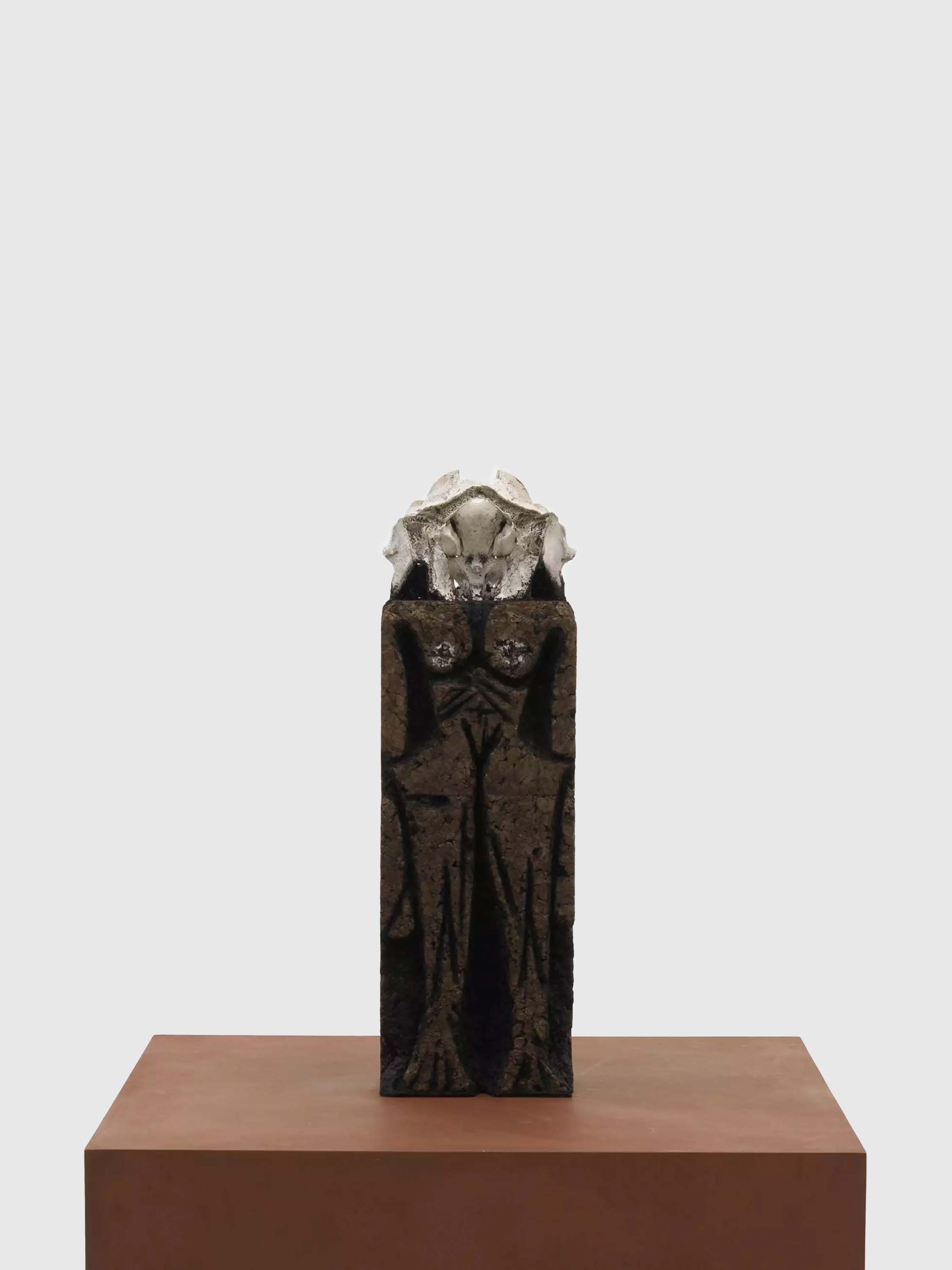 A mixed media artwork by Huma Bhabha, titled Everything is True, dated 2021.