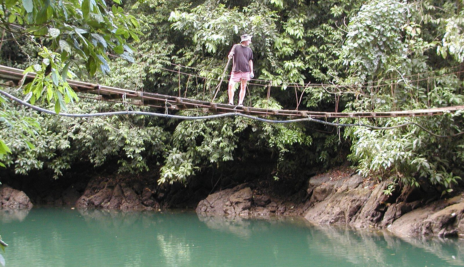 A photograph of Frank Moore in Costa Rica, circa 2011