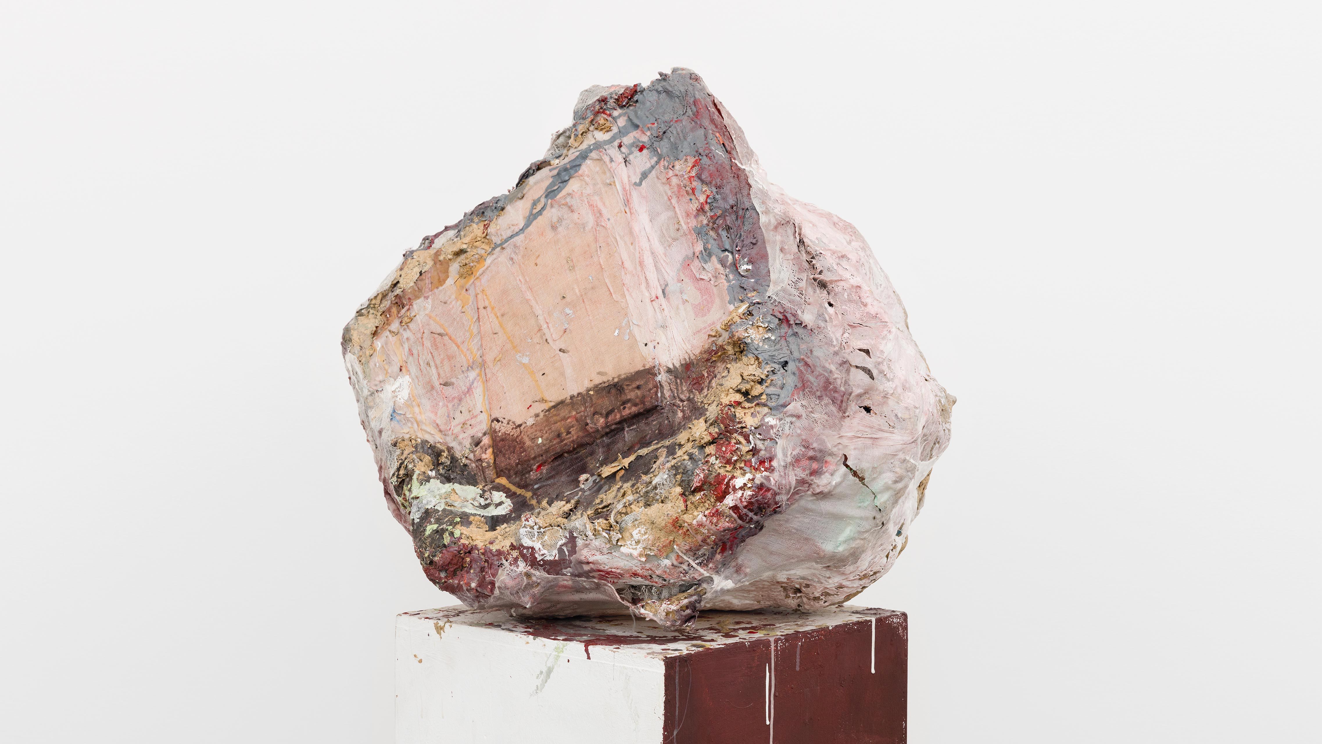 A sculpture by Franz West, titled Ohne Titel, dated 1999.
