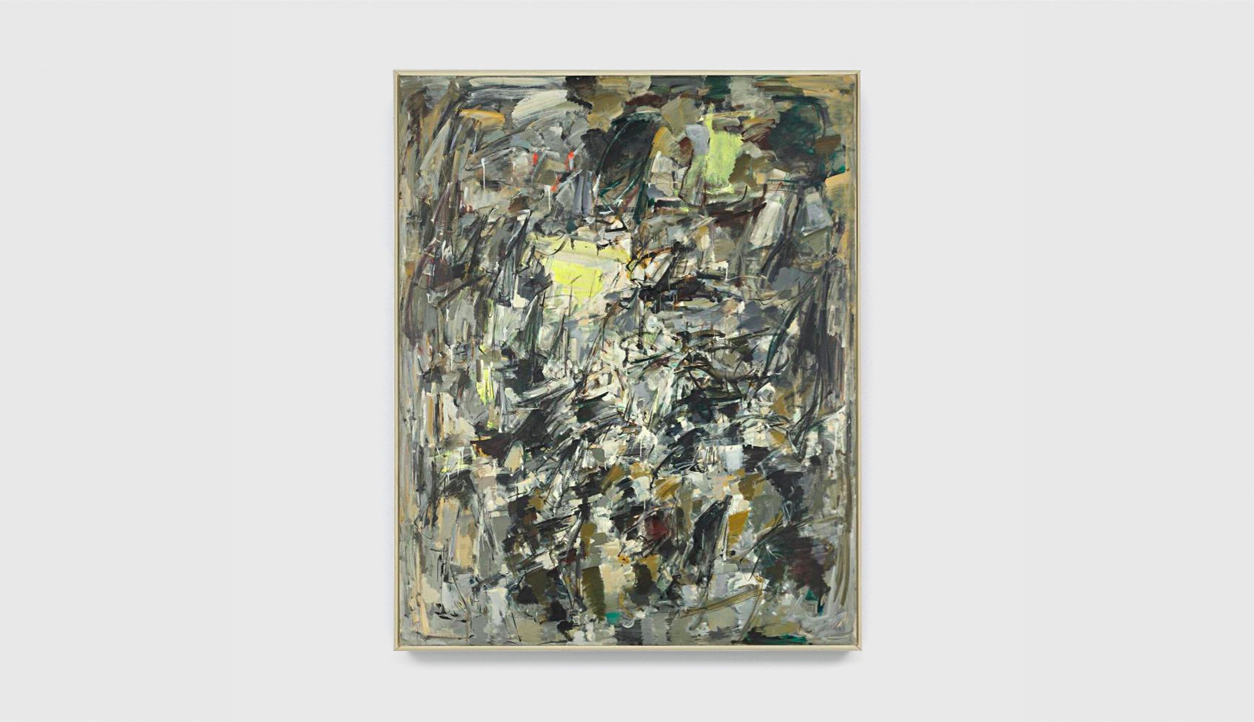 A painting by Joan Mitchell, called Untitled, dated c. 1953.