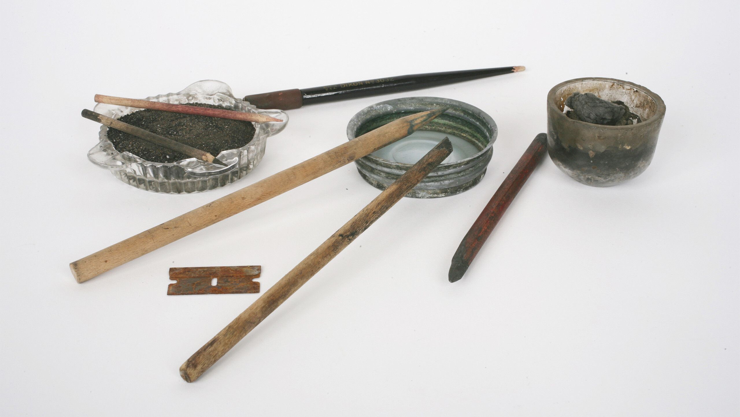 A photograph of James Castles tools taken by Cate Brigden