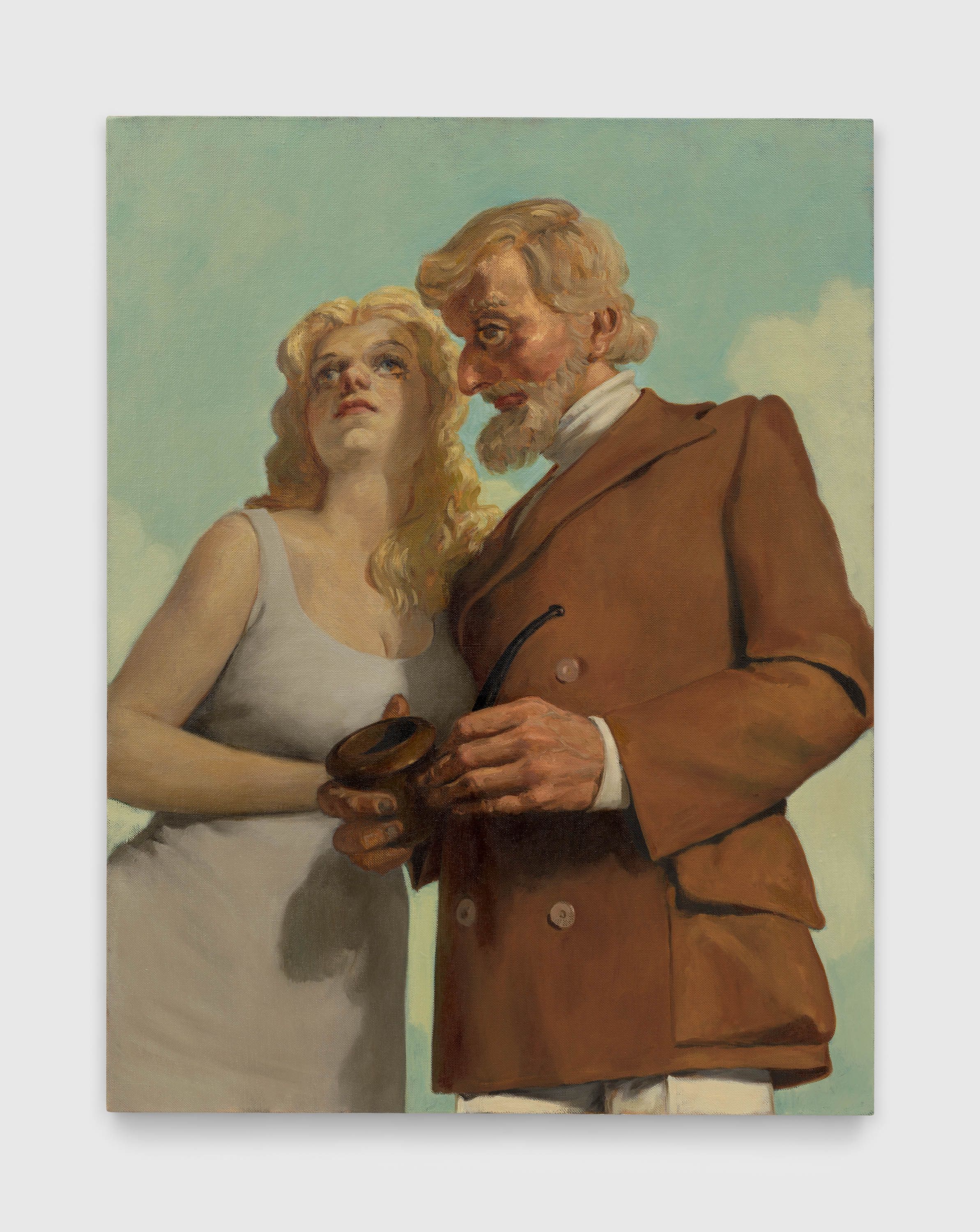 John Currin: Lovers in the Country, 1993 | David Zwirner