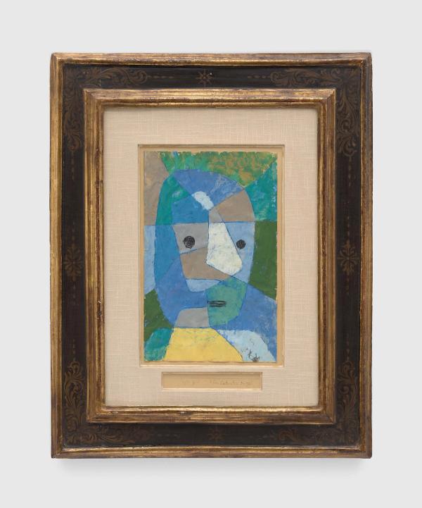 Paul Klee — Blaubetonter Kopf (Portrait with blue emphasis)