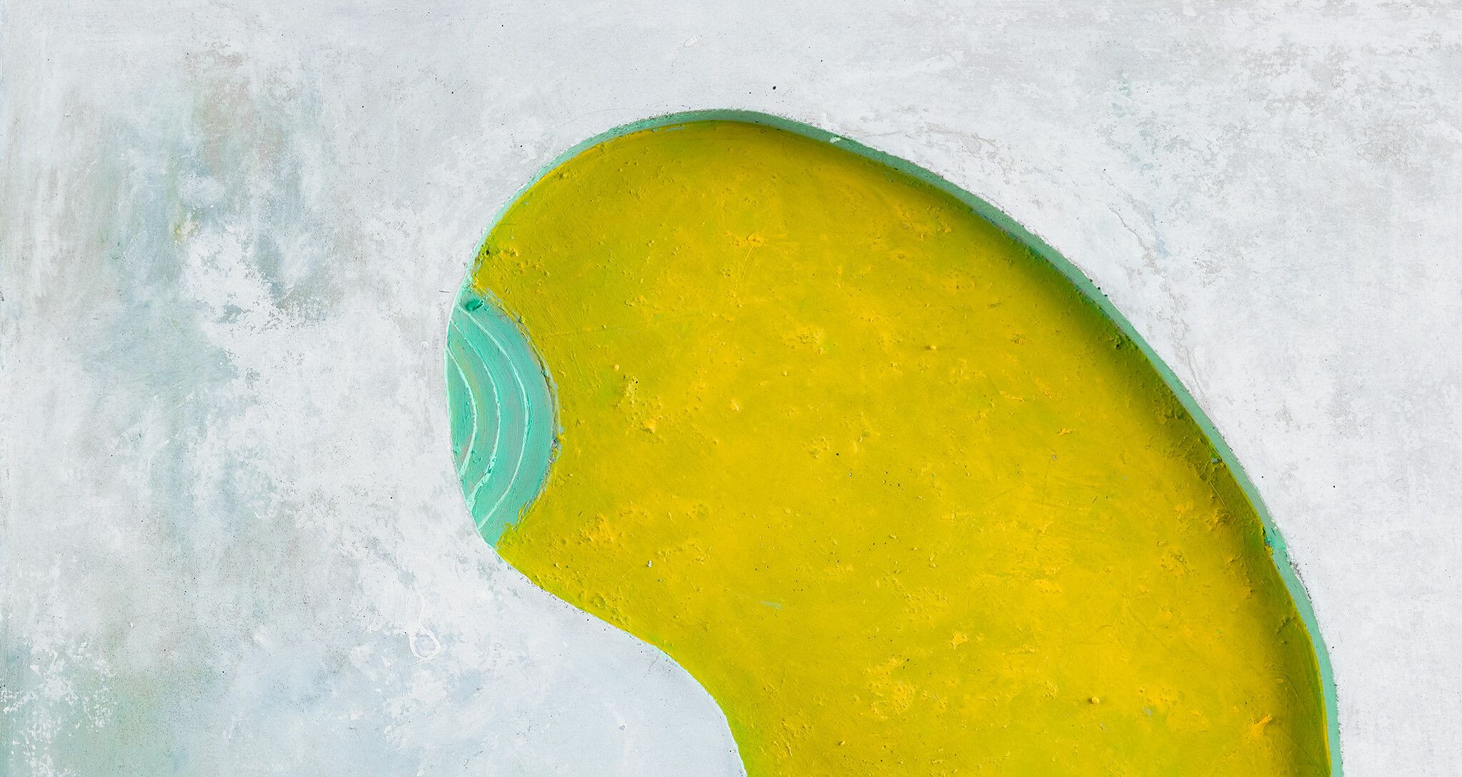 A detail from an untitled work by Harold Ancart, dated 2021.