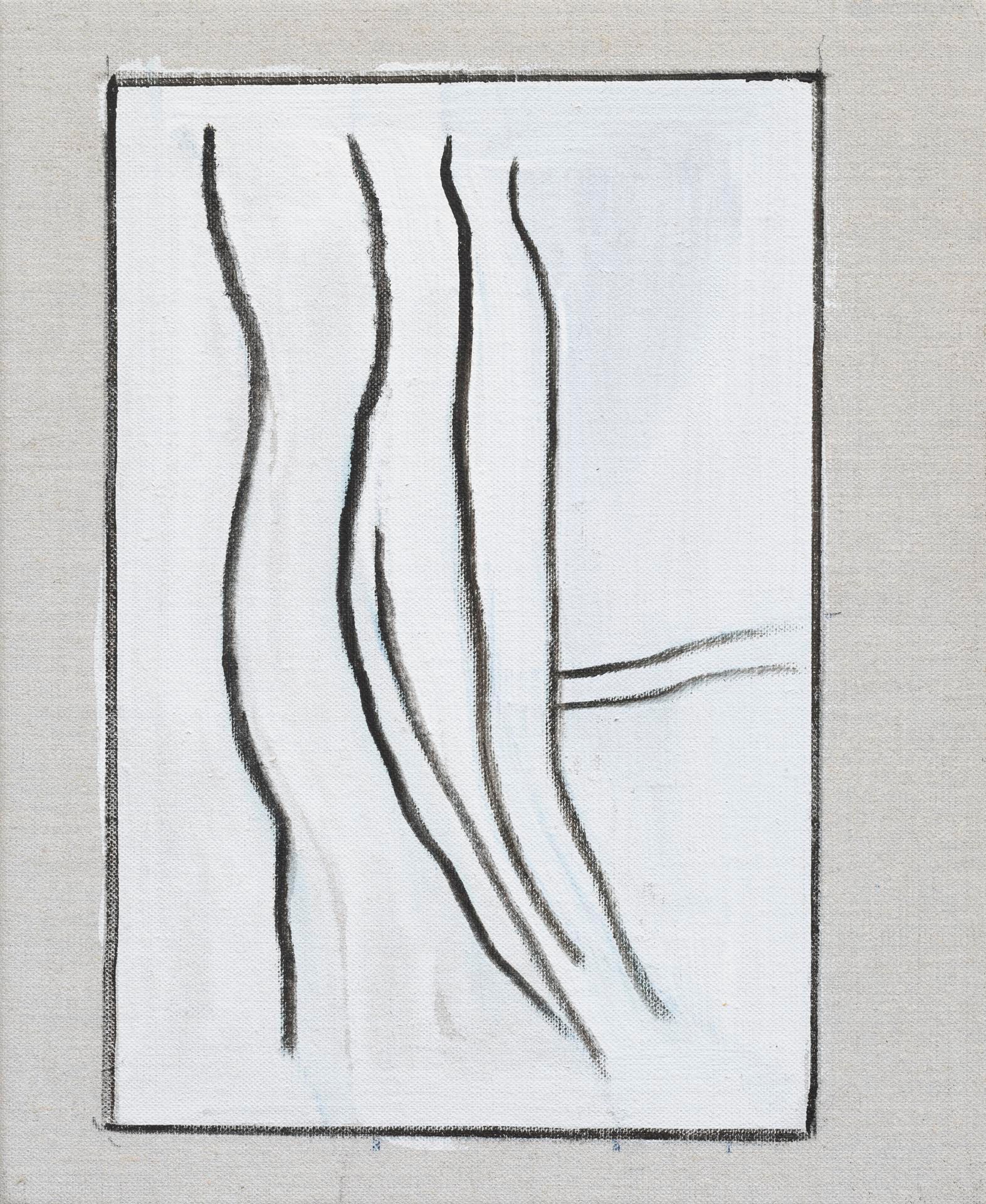 A painting by Raoul De Keyser, titled Mangrove, dated 2010. 