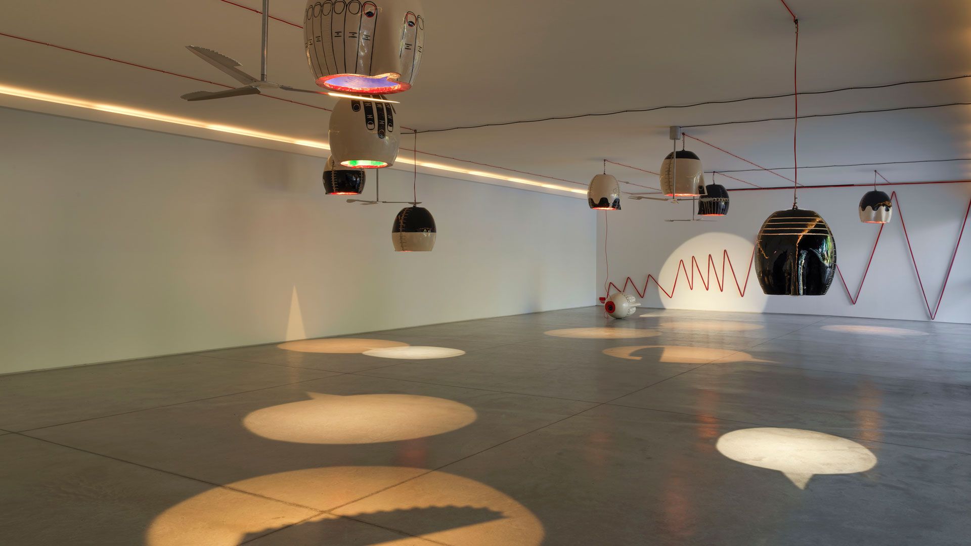 An installation view of the exhibition Mamma Mia!, dated 2017.