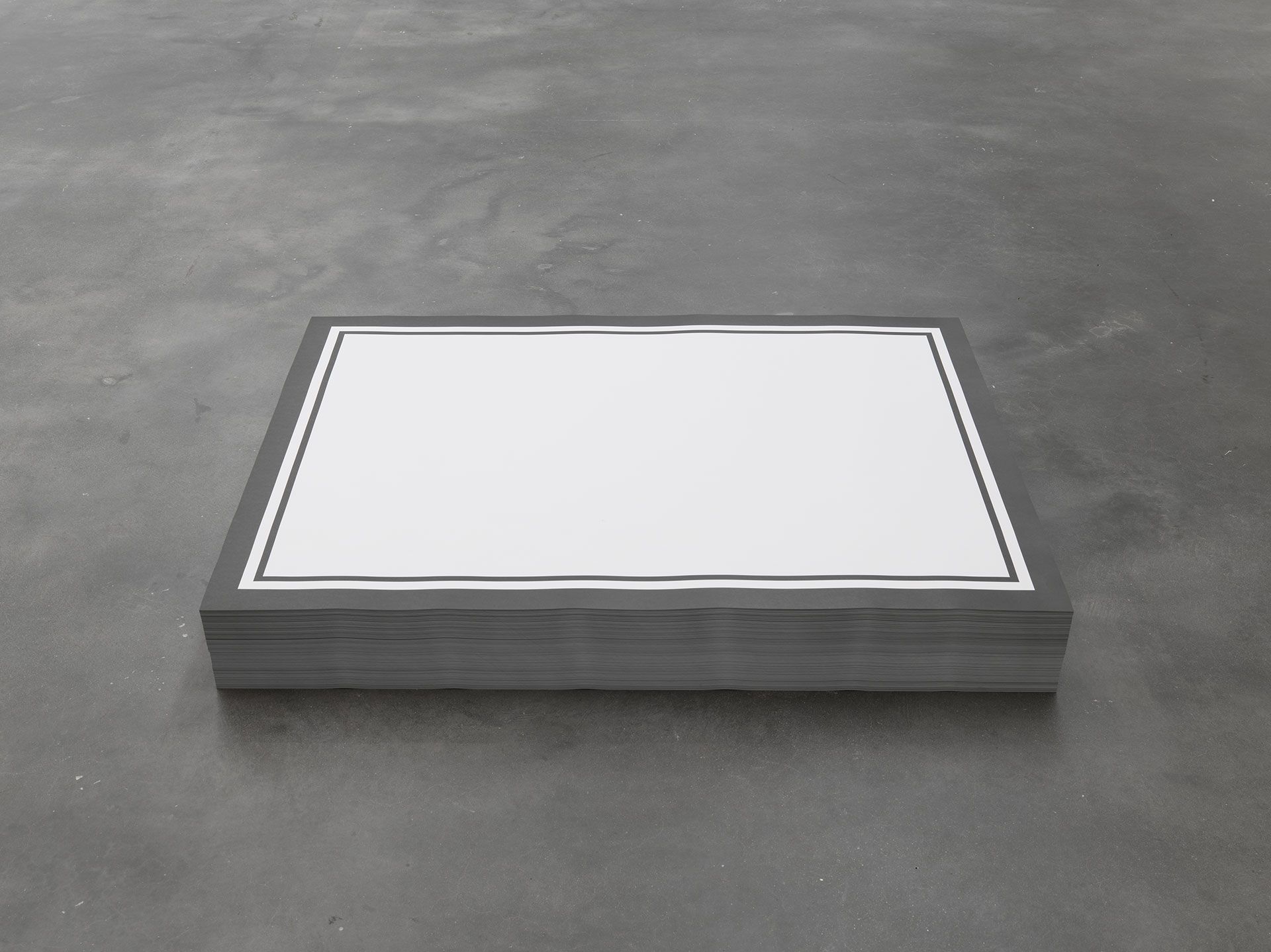 "Untitled" (Republican Years) A sculpture by Felix Gonzalez-Torres, titled "Untitled" (Republican Years), dated 1992.
