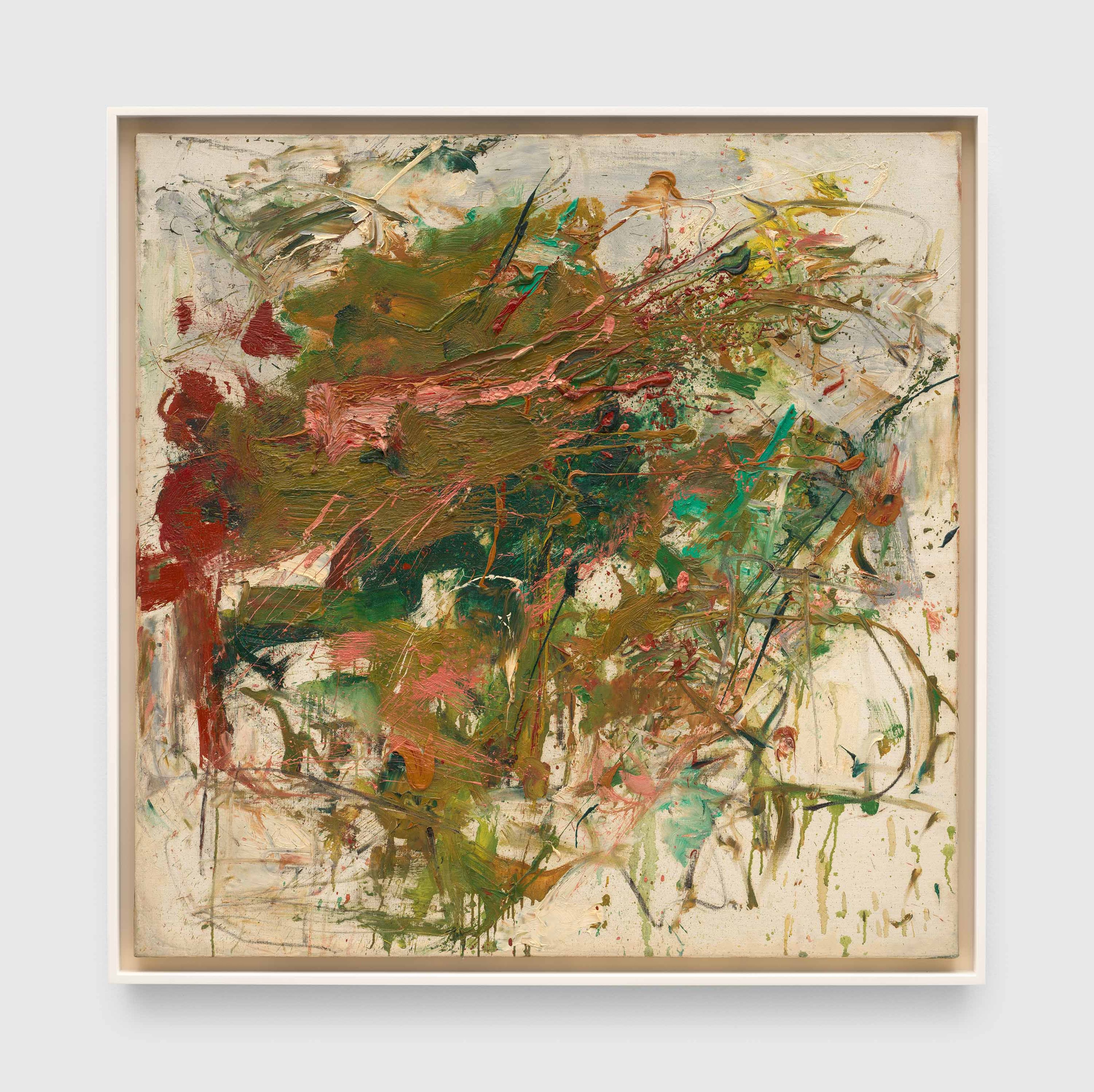 An untitled painting by Joan Mitchell, dated circa 1961.