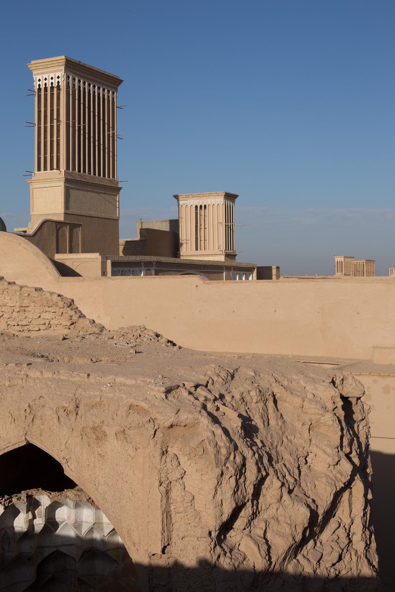 A photograph by Wolfgang Tillmans, titled Yazd morning, dated 2015.
