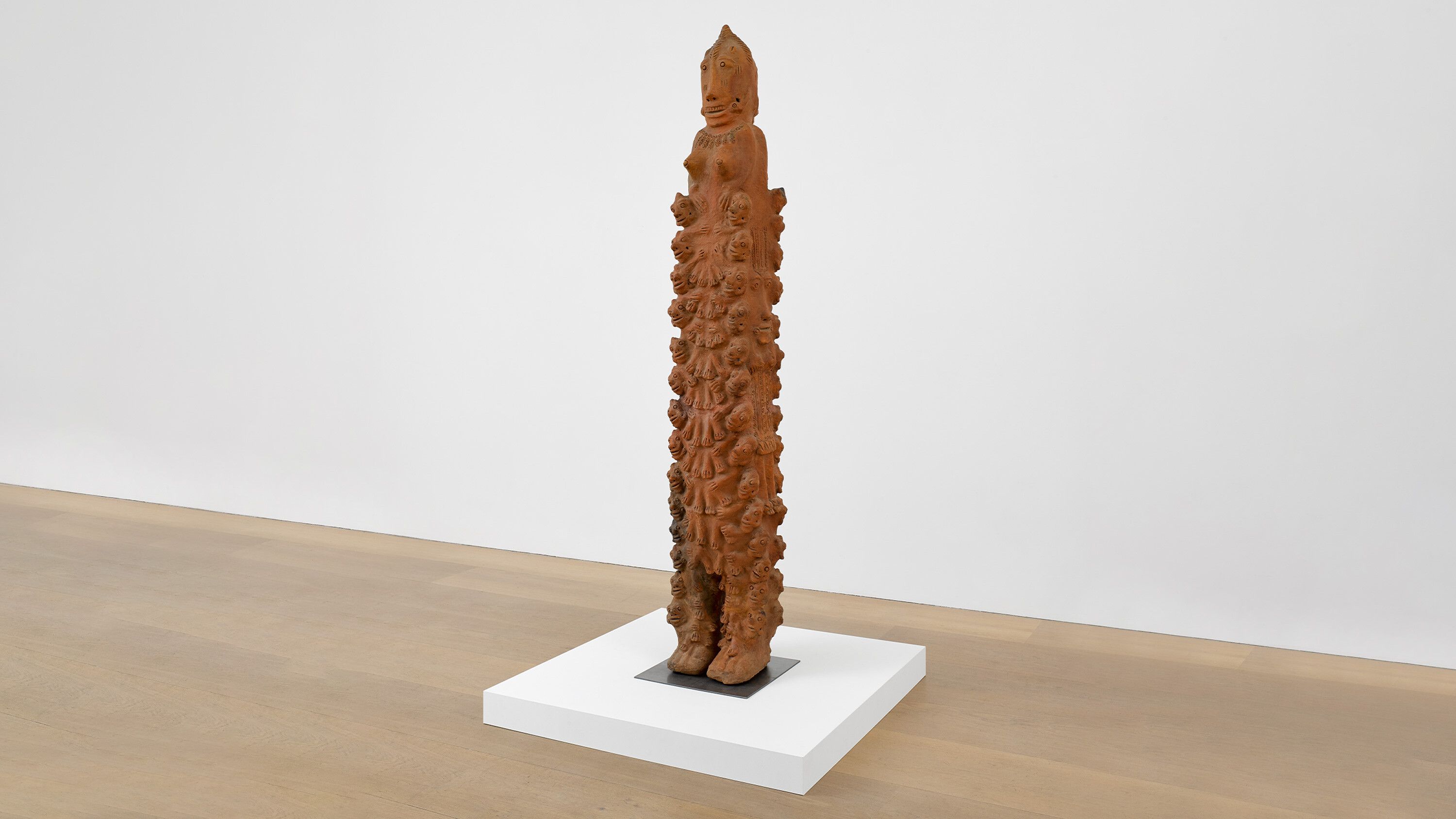 A terracotta sculpture by Seyni Awa Camara, called Untitled, dated 2011. 