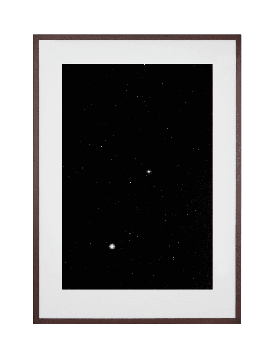 A photograph by Thomas Ruff, titled STE 1.45 (23h 06m / -55¬∞), dated 1992.