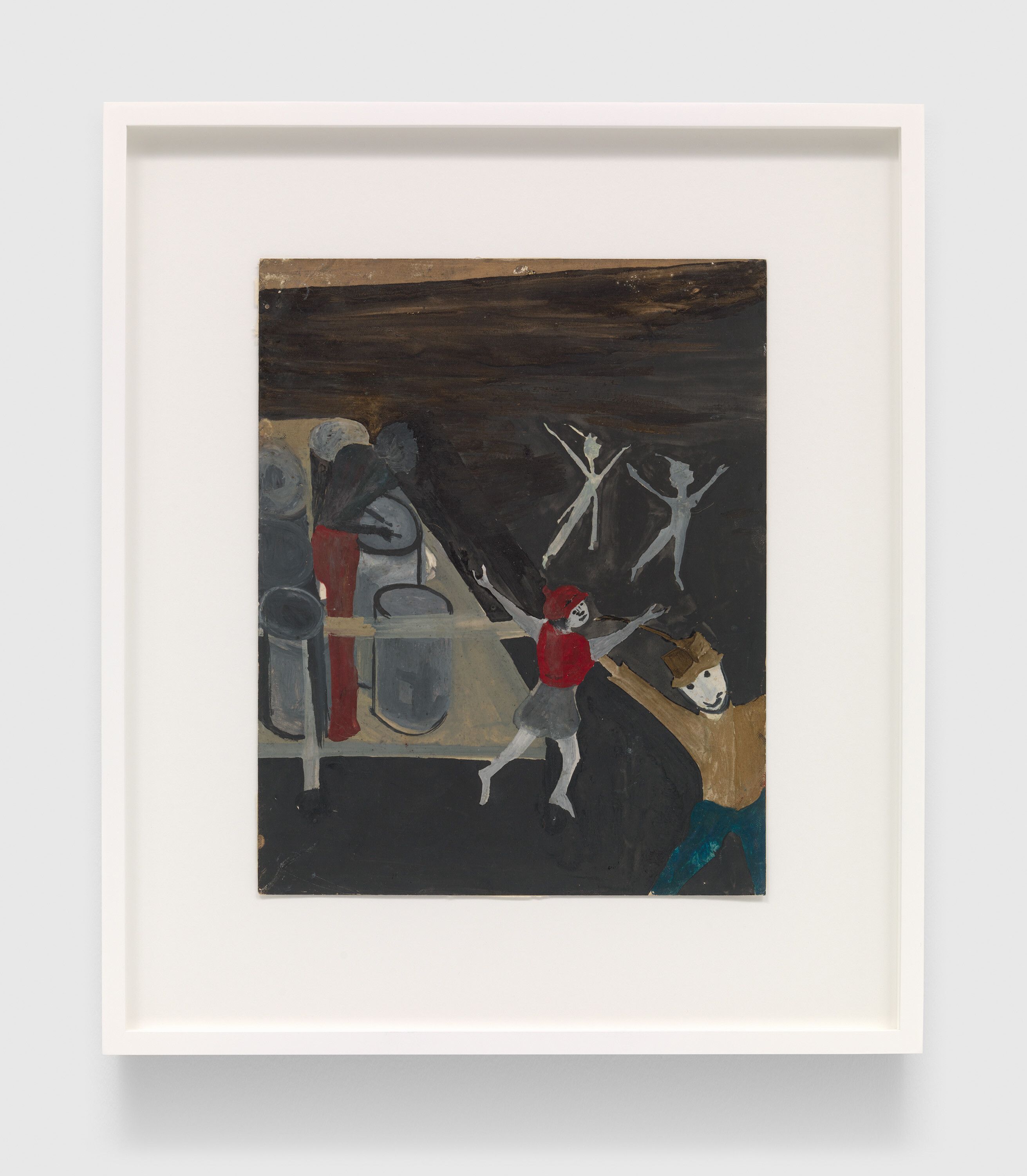 A work on paper by Frank Walter, called Untitled (Carnival), n.d.