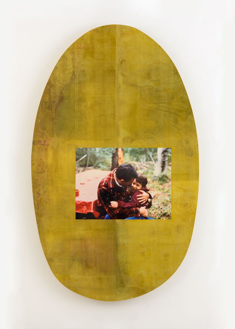 An untitled sculpture by Jordan Wolfson, dated 2020.