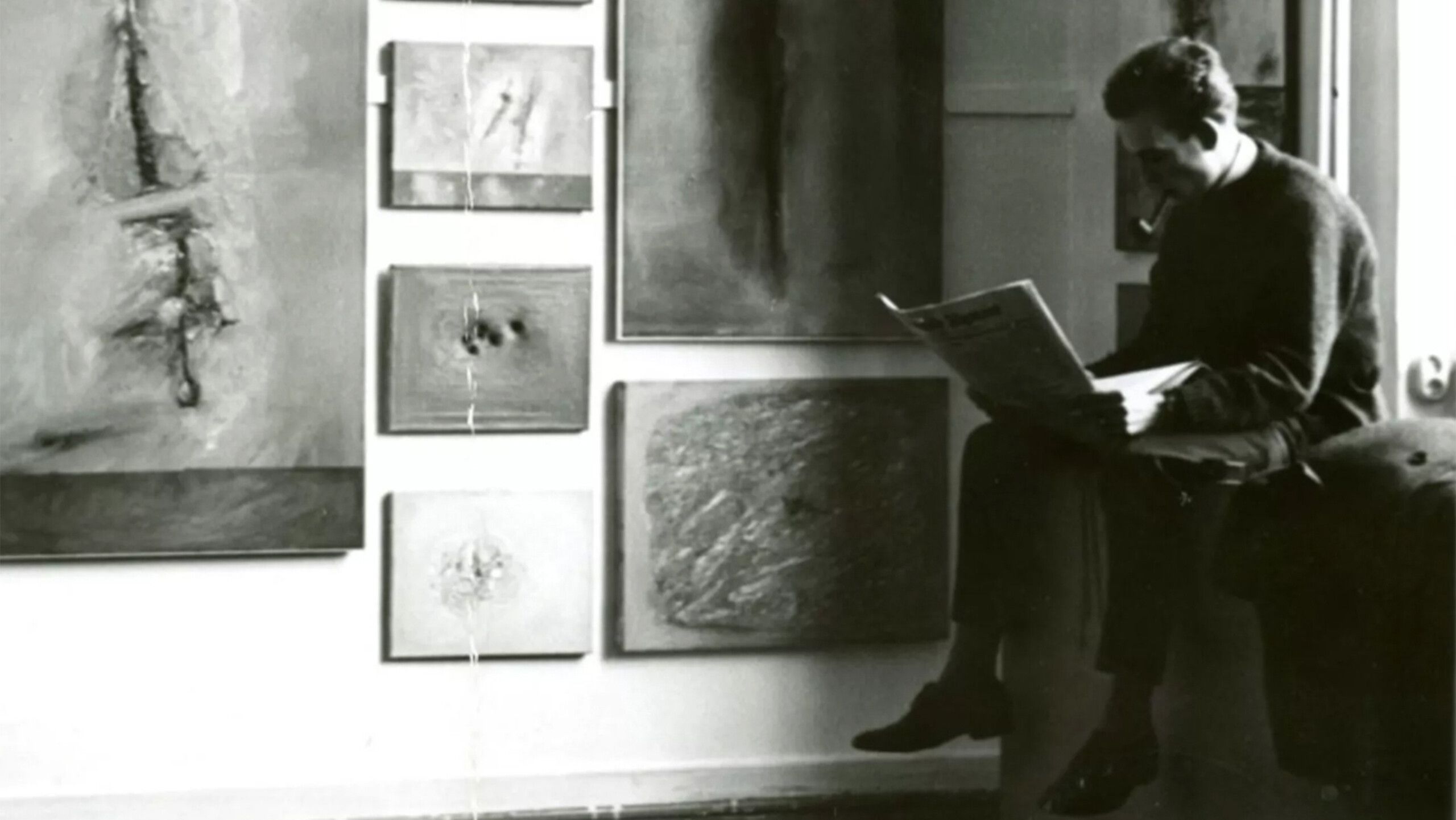 An image of Gerhard Richter, dated February 1962. copyright Gerhard Richter 2020. Photo by Gerhard Richter. Courtesy of the artist and the Staatliche Kunstsammlungen Dresden