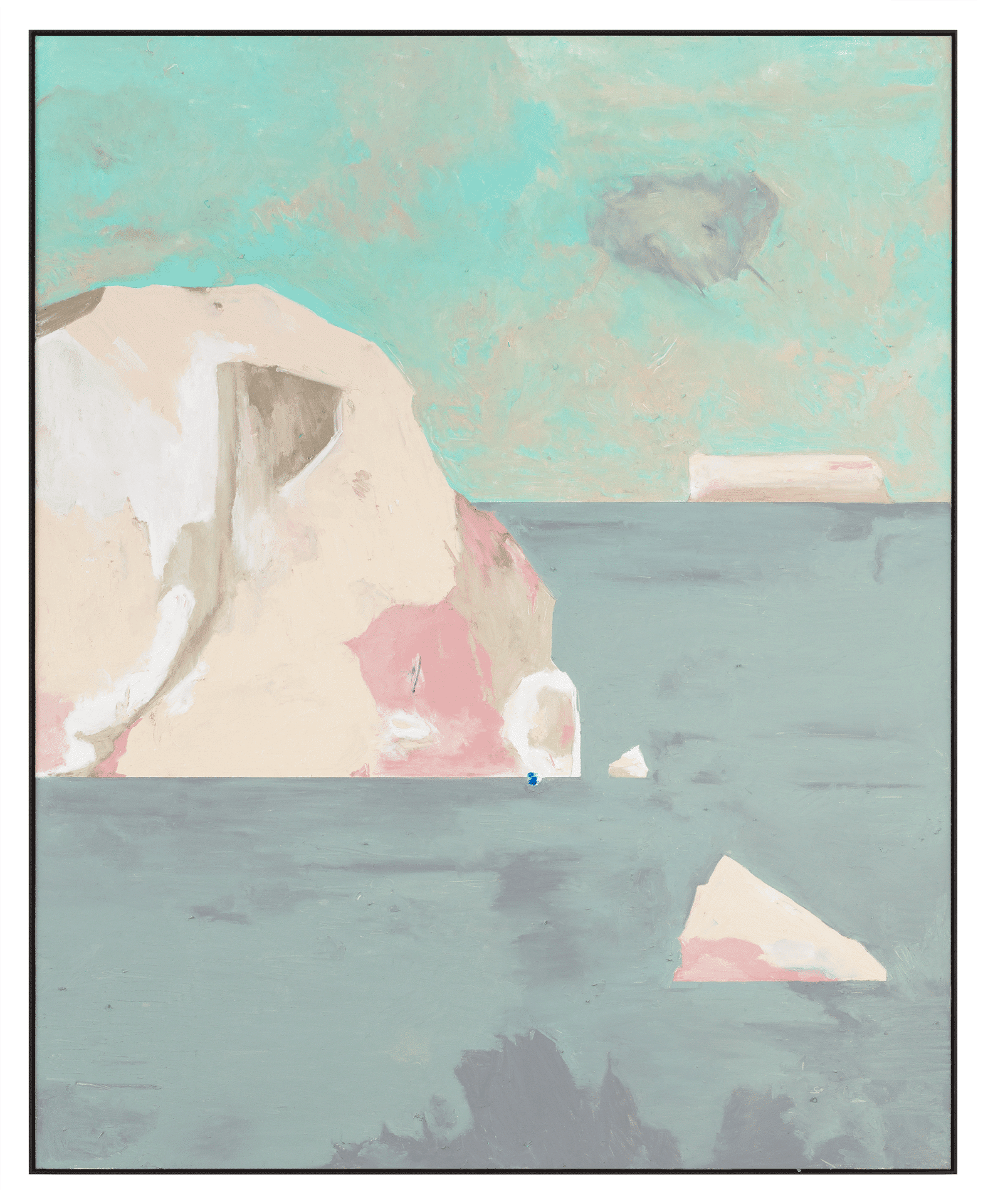 An untitled painting by Harold Ancart, dated 2018.