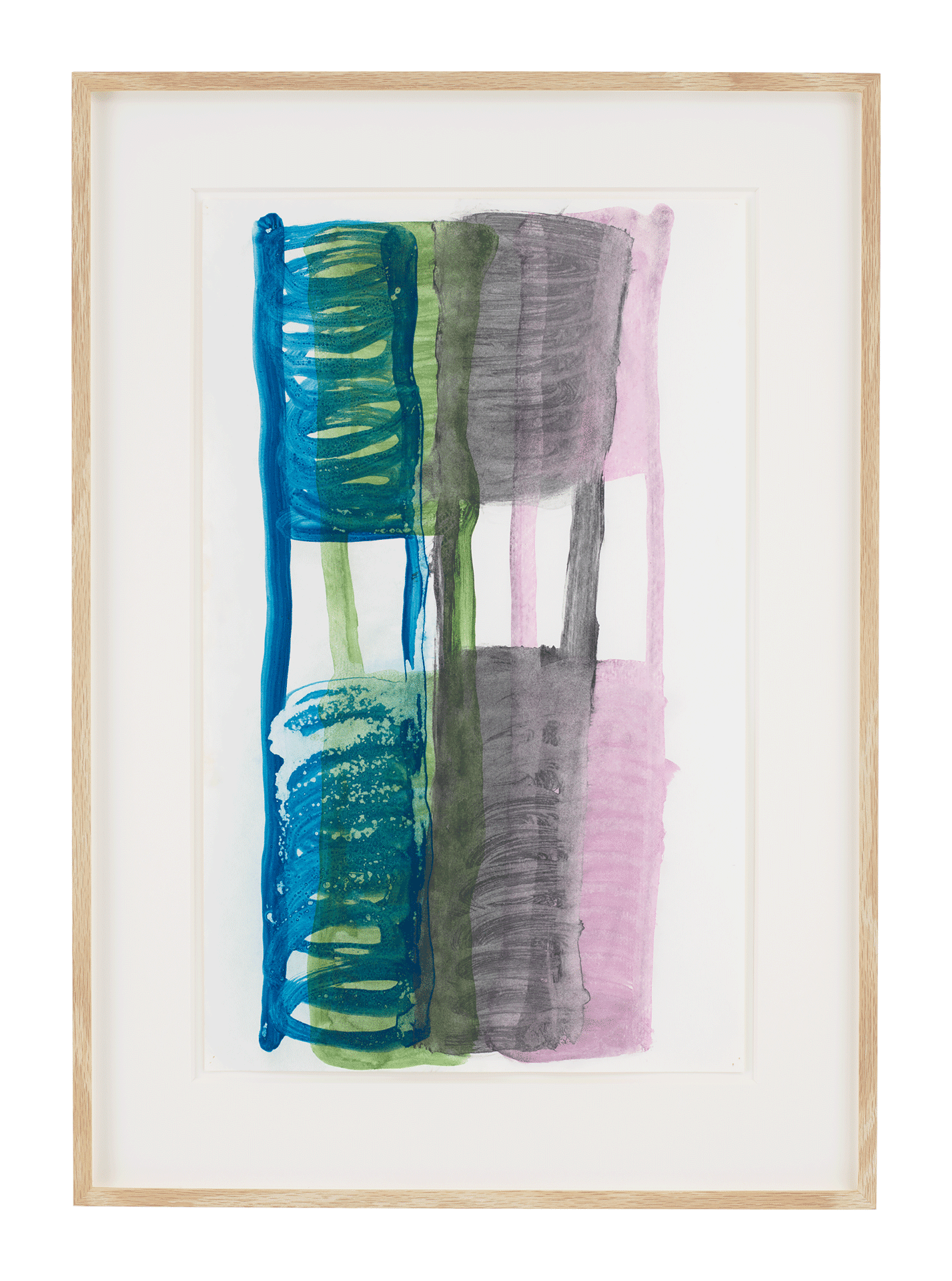 A mixed media work on paper by Al Taylor, titled Rat Guards, dated 1998.