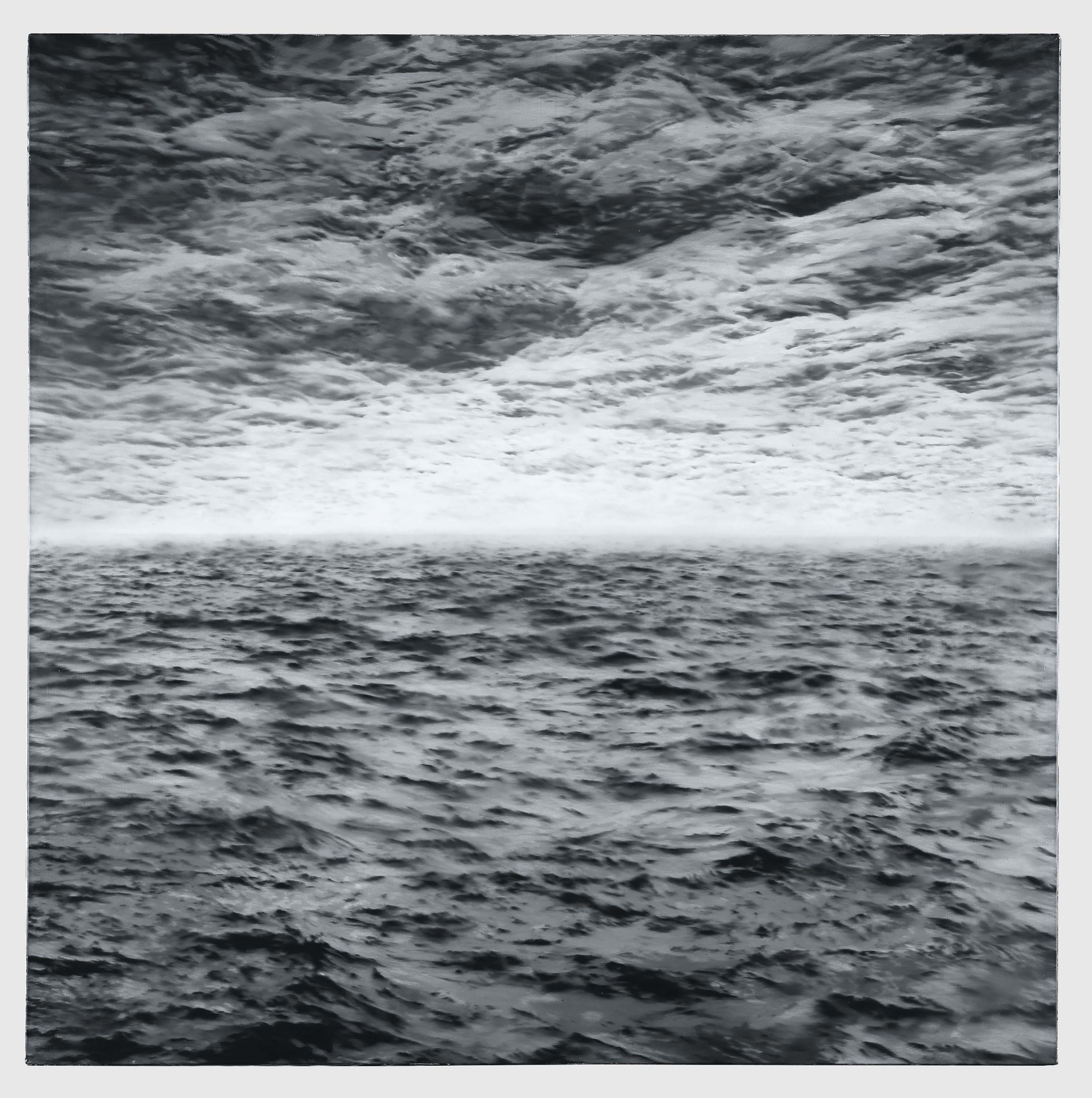 A painting by Gerhard Richter, titled Seestück (See-see) (Seascape [Sea-Sea]), dated 1970.