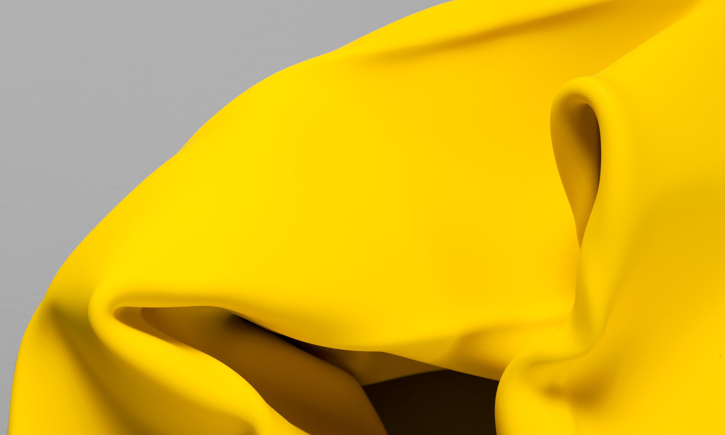 A stainless steel and urethane paint sculpture by Carol Bove, titled Null Complement Anaphora (Exhausted Menziken), dated 2021.