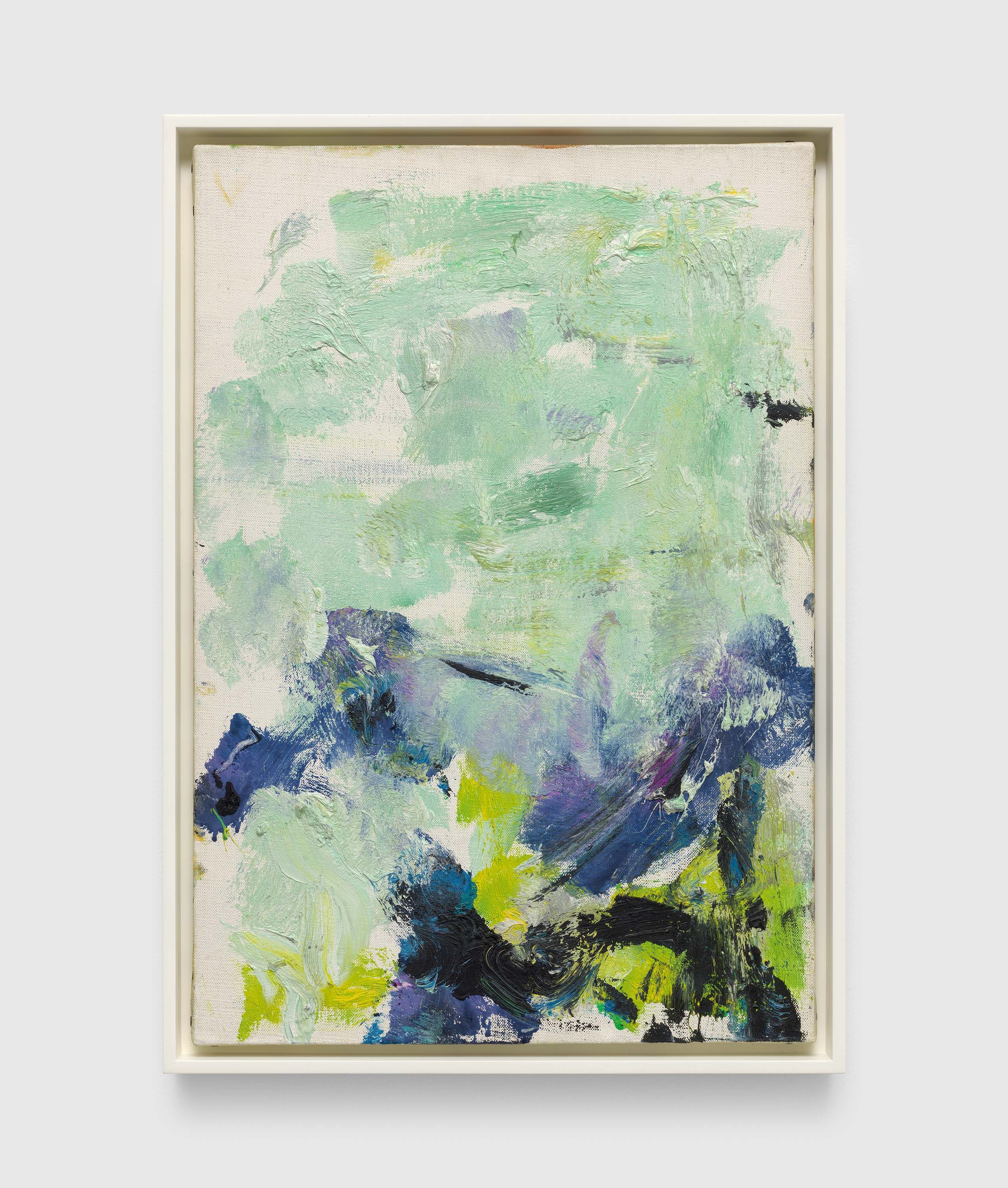 A painting by Joan Mitchell, titled Petits Matins, dated 1980.
