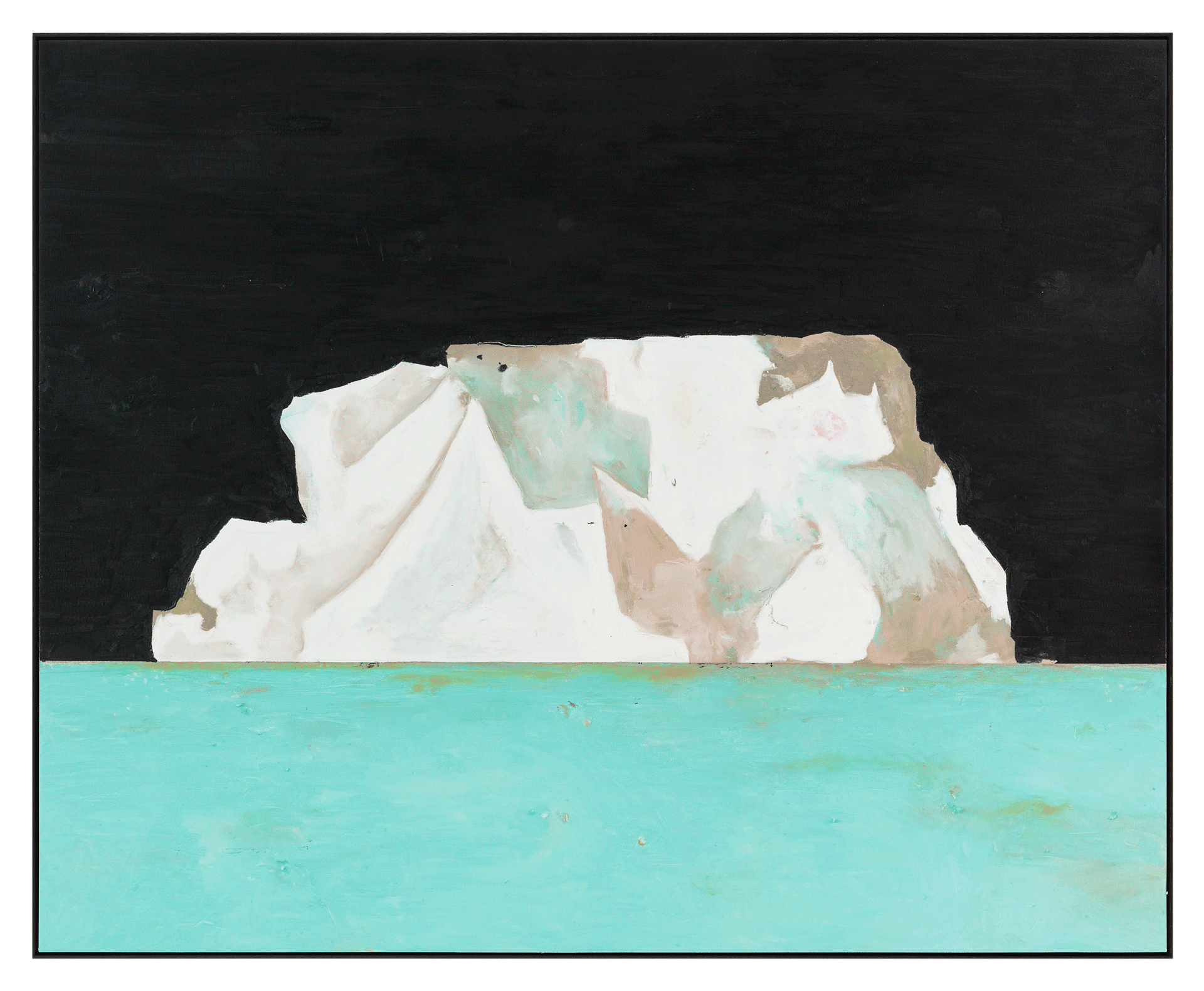 An untitled painting by Harold Ancart, dated 2018.