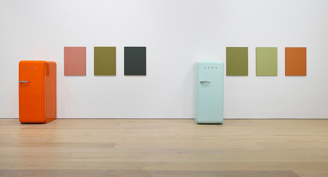 An installation view of an exhibition titled Sherrie Levine, at David Zwirner, New York, in 2016.